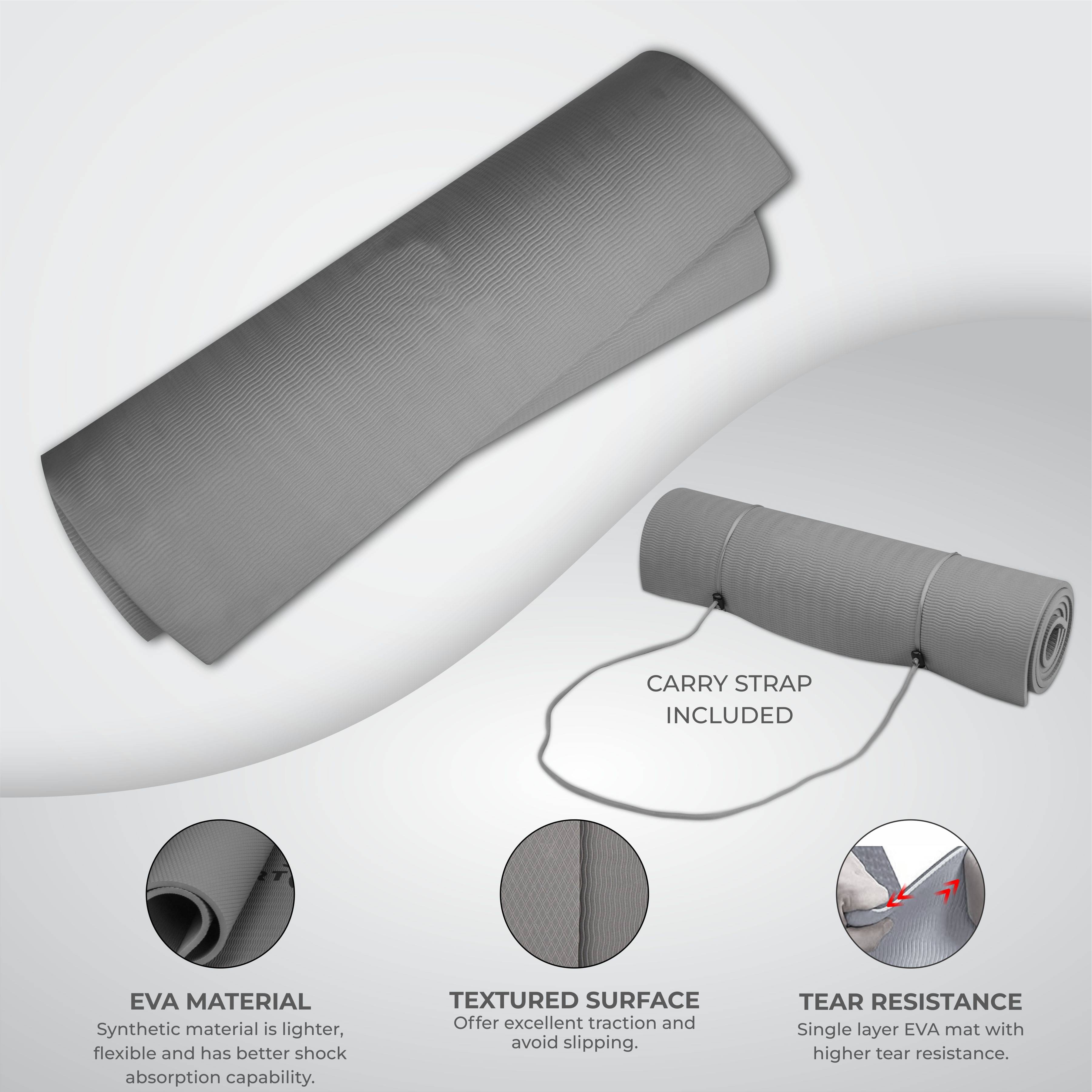 Aivin Light Grey Foam Yoga Mat ( Pack of 1 ) Aivin Light Grey Foam Yoga Mat ( Pack of 1 )