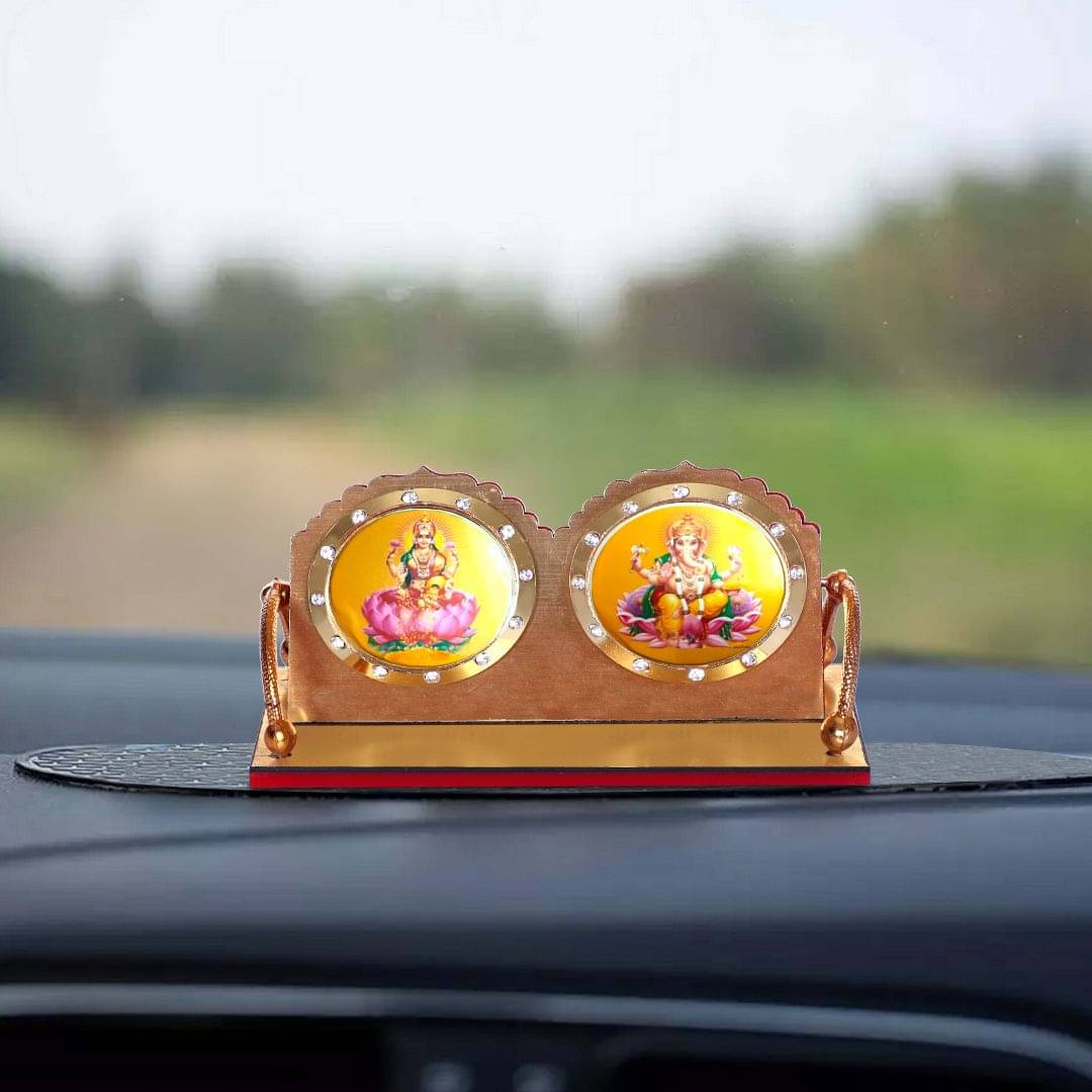     			Awesome Craft Laxmi Ganesh Ideal For Car Dashboard ( Pack of 1 )