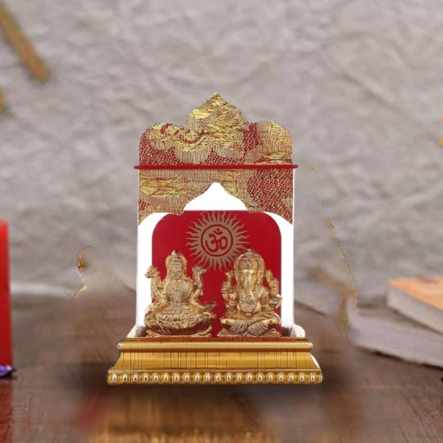 Awesome Craft Laxmi Ganesh Ideal For Car Dashboard ( Pack of 1 ) Awesome Craft Laxmi Ganesh Ideal For Car Dashboard ( Pack of 1 )