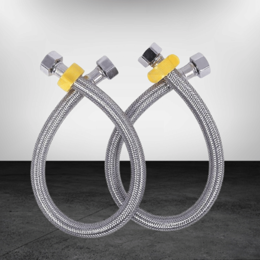     			Cossimo 18Inch Universal Hot & Cold Water Geyser Stainless Steel Connection Pipe