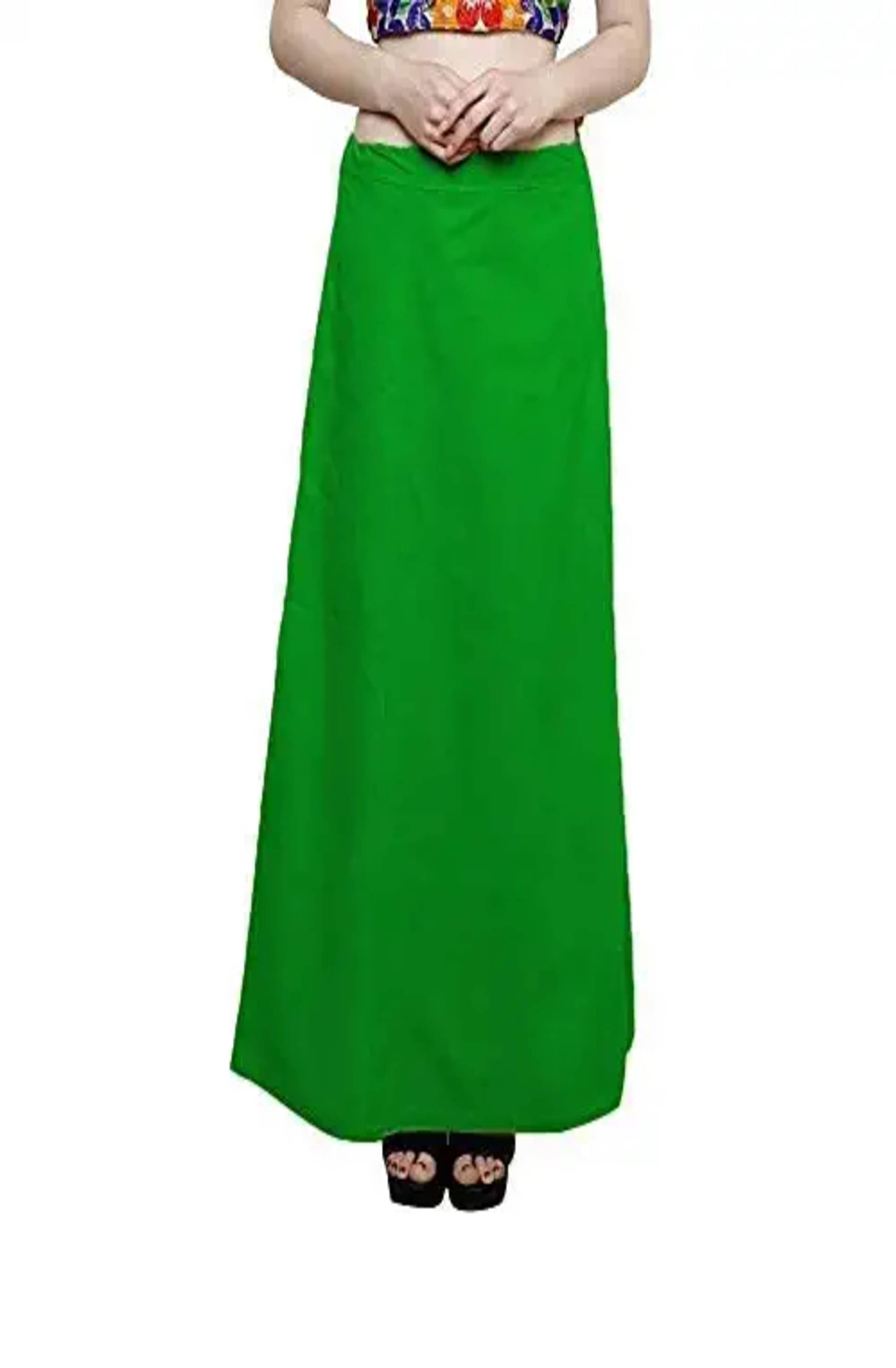     			D1 DIFFERENT ONE Green Cotton Petticoat - Single