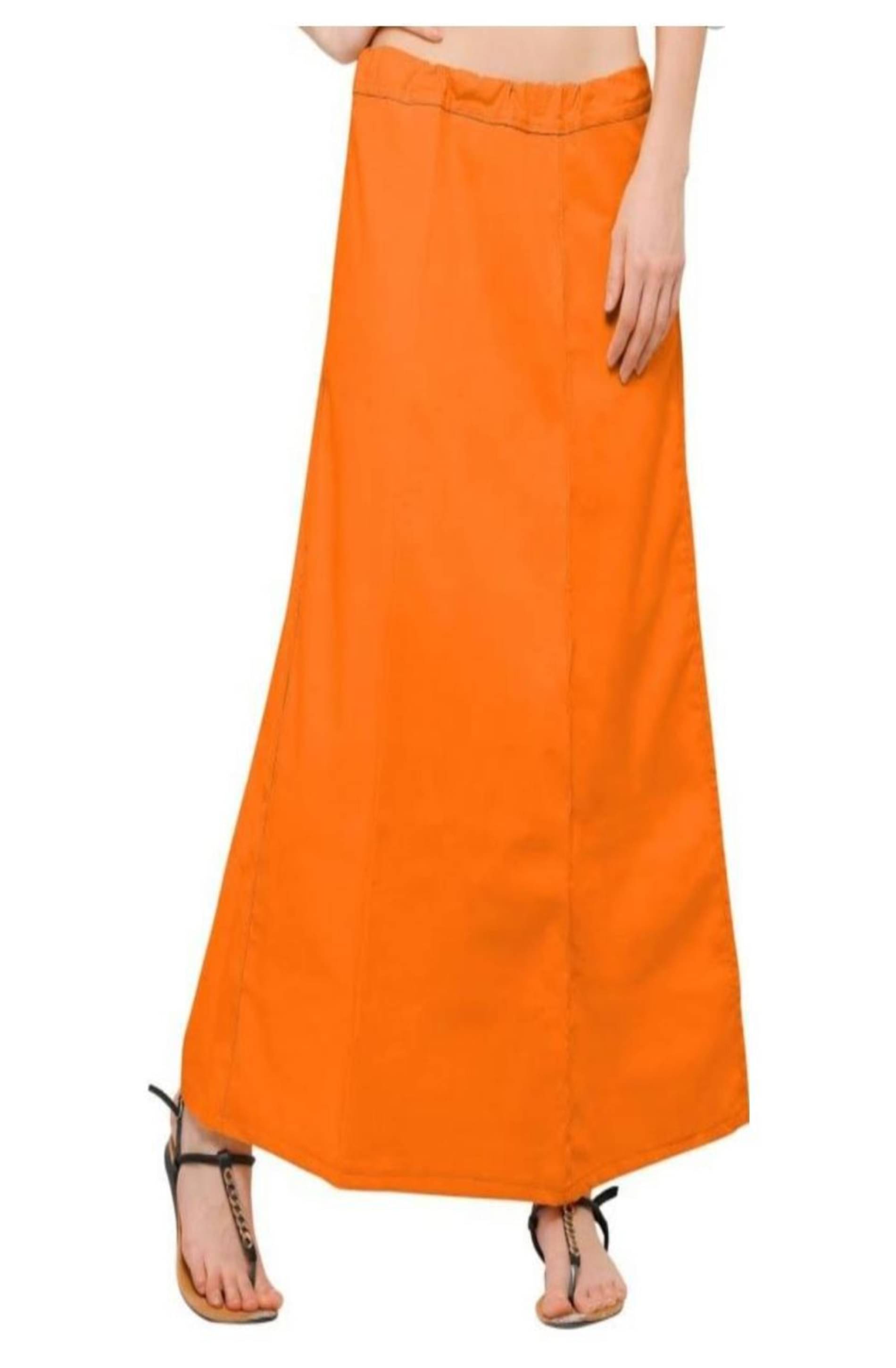 D1 DIFFERENT ONE Orange Cotton Petticoat - Single D1 DIFFERENT ONE Orange Cotton Petticoat - Single