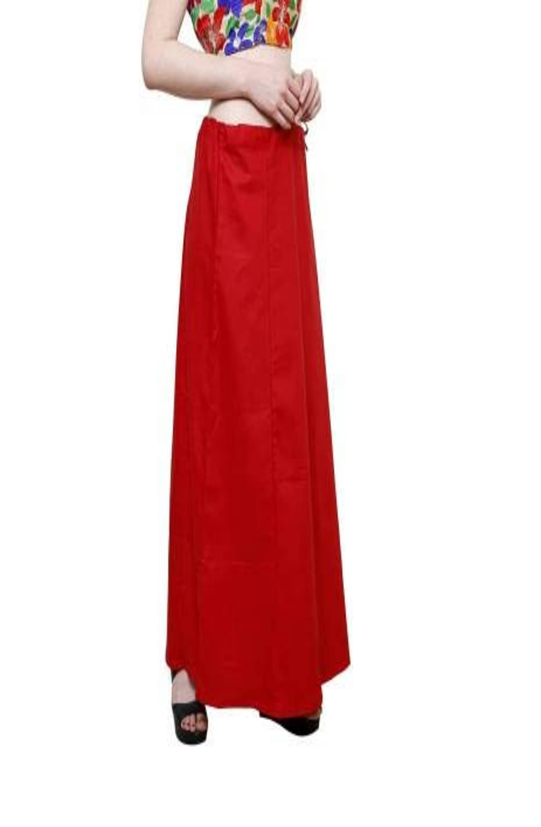 D1 DIFFERENT ONE Red Cotton Petticoat - Single D1 DIFFERENT ONE Red Cotton Petticoat - Single
