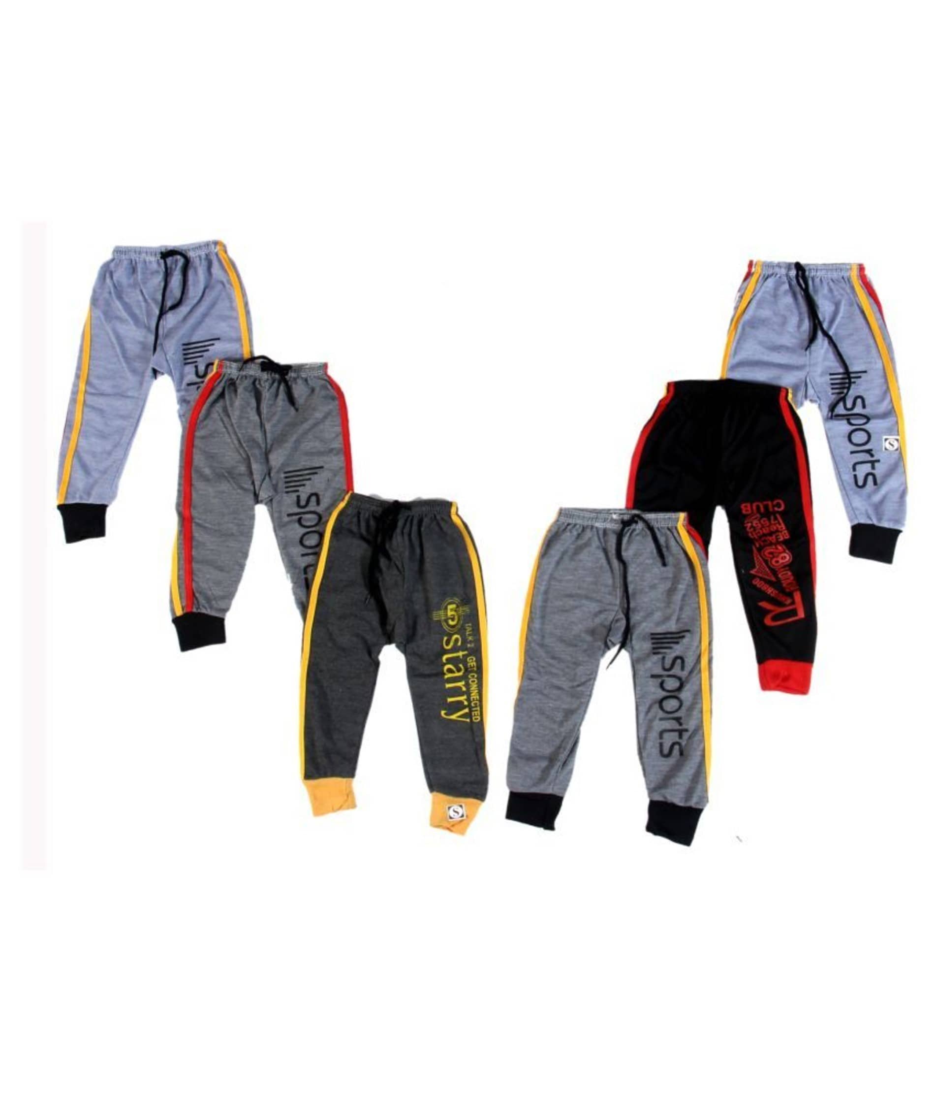 DIAMOND EXPORTER Pack of 6 Baby Boys Polyester Trackpant ( Multicolor ) - Track Pants | Buy online on ZillyBuy