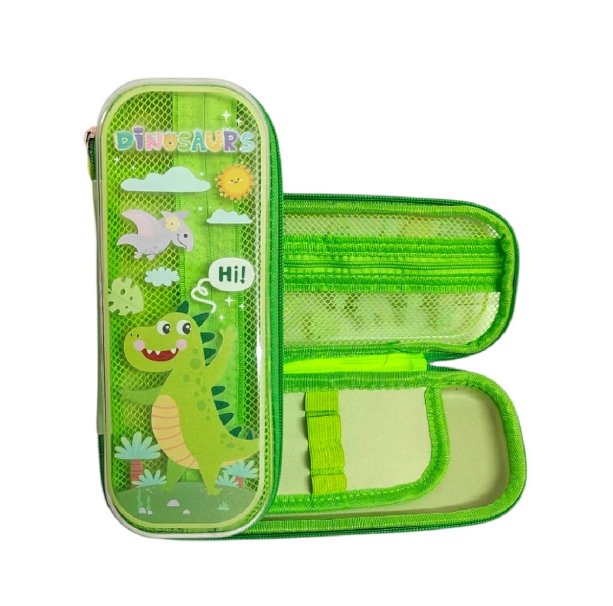Dinosaur Print Pencil Box Case Pouch Kids School Supply Organizer Students Stationery Box Gift for kids Dinosaur Print Pencil Box Case Pouch Kids School Supply Organizer Students Stationery Box Gift for kids