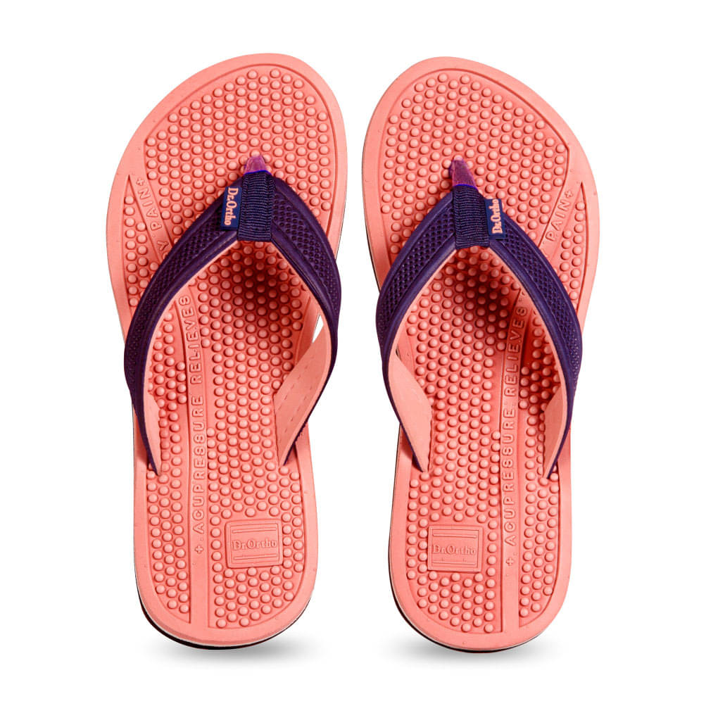     			Dr.Ortho Slippers Pink Women's Massage Flip Flop