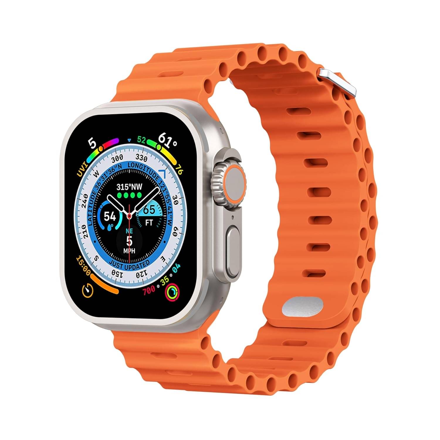 FD1 AMOLED Sim Calling Smart Watch with Silicone Strap Upto 24 hours Backup ( Orange ) FD1 AMOLED Sim Calling Smart Watch with Silicone Strap Upto 24 hours Backup ( Orange )