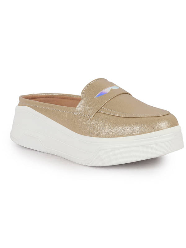     			Fausto Gold Women's Slip On