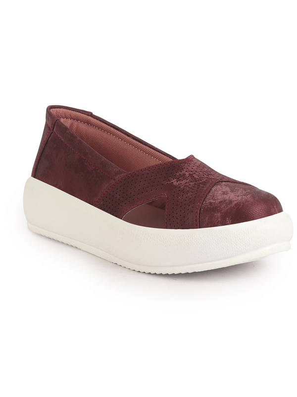     			Fausto Maroon Women's Slip On