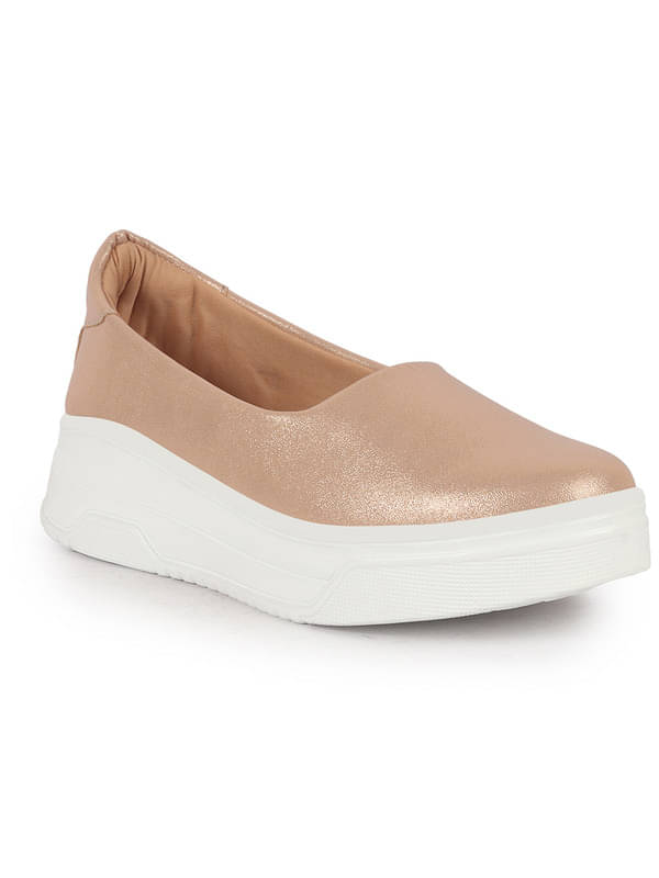     			Fausto Rose Gold Women's Slip On