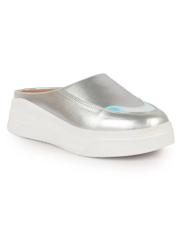     			Fausto Silver Women's Slip On