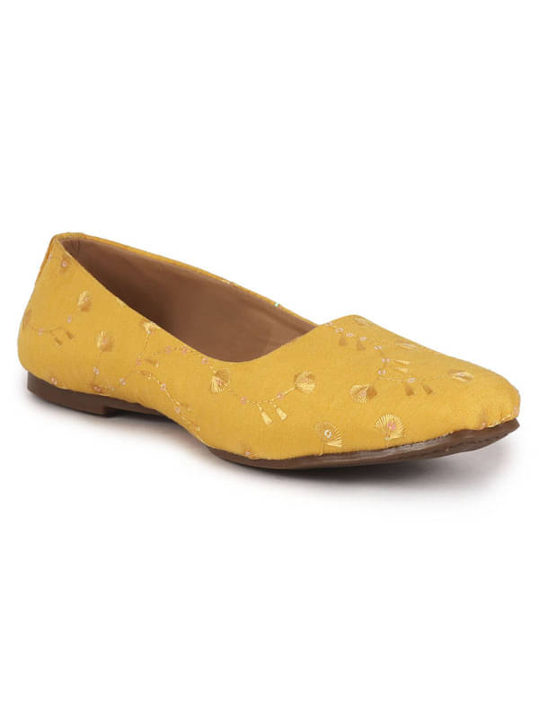     			Fausto Yellow Women's Slip On