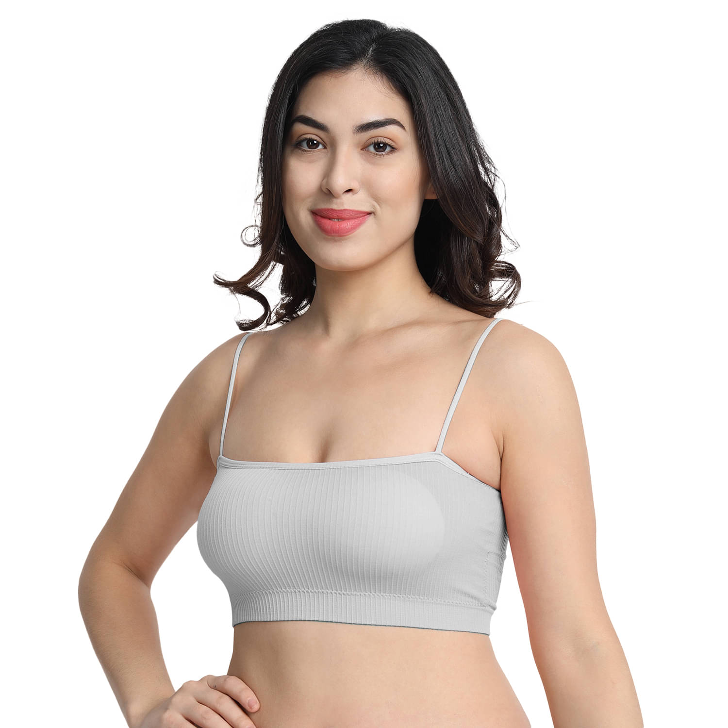 Flenzy Pack of 1 Cotton Blend Heavily Padded Everyday Bra For Women ( Grey Melange ) Flenzy Pack of 1 Cotton Blend Heavily Padded Everyday Bra For Women ( Grey Melange )