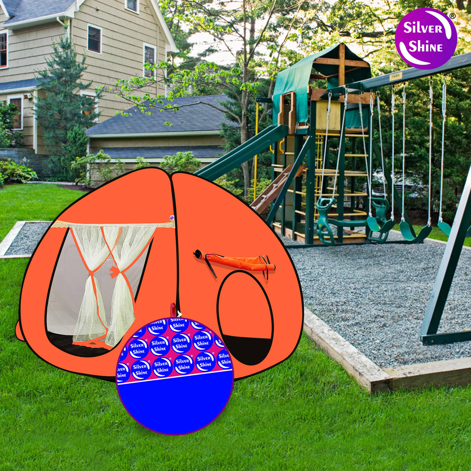 Foldable delightful patterns Popup Kids Play Tent House for Multi Purpose Foldable delightful patterns Popup Kids Play Tent House for Multi Purpose