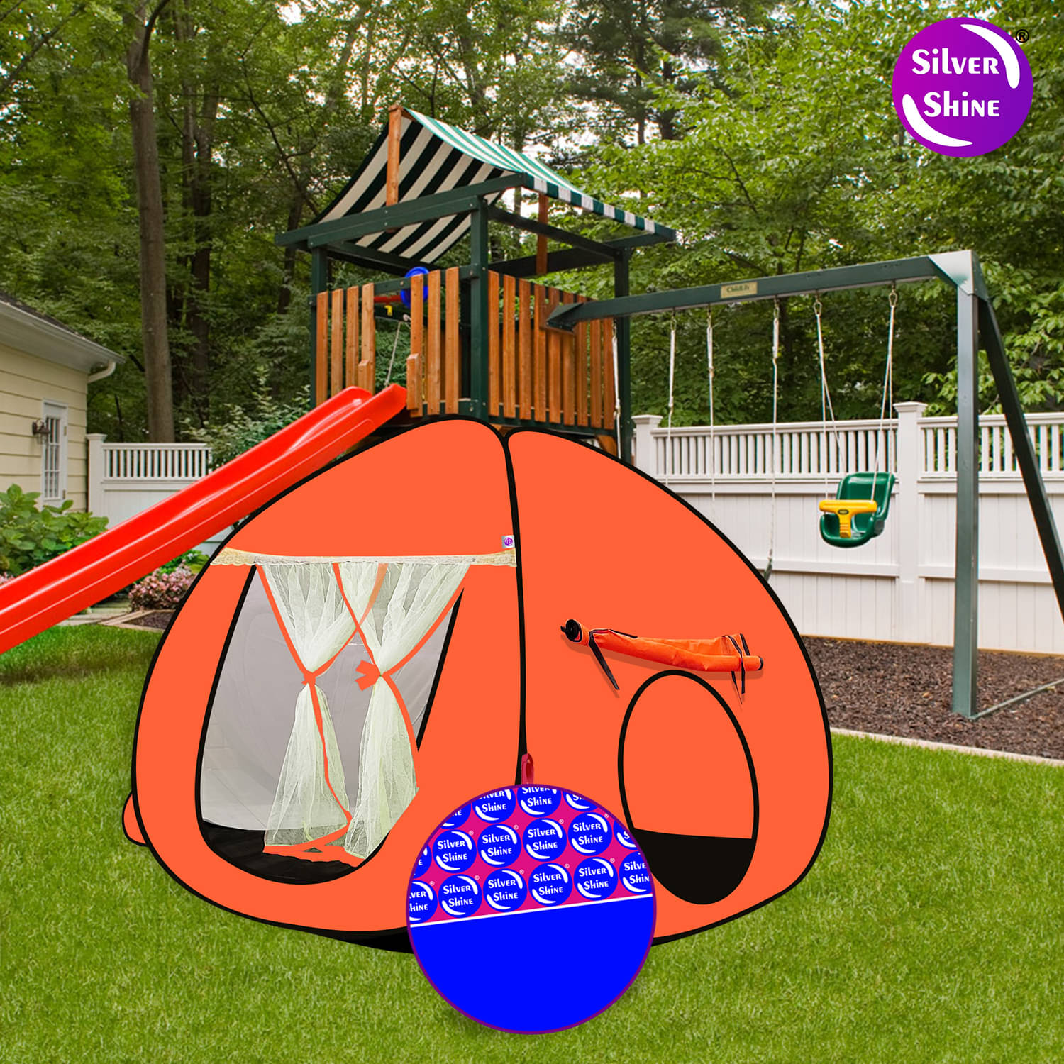 Foldable delightful patterns Popup Kids Play Tent House for Multi Purpose Foldable delightful patterns Popup Kids Play Tent House for Multi Purpose