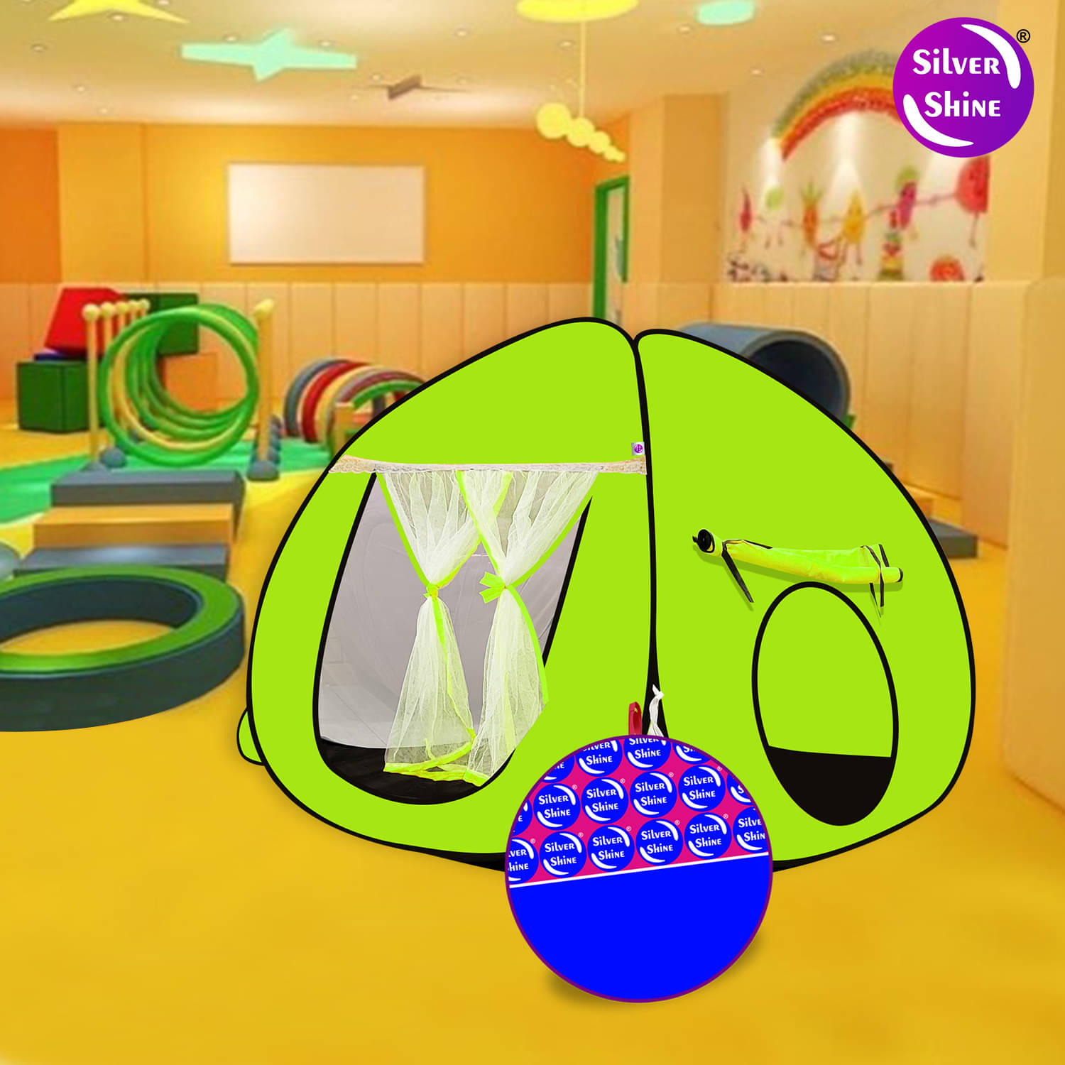 Foldable delightful patterns Popup Kids Play Tent House for Multi Purpose Foldable delightful patterns Popup Kids Play Tent House for Multi Purpose