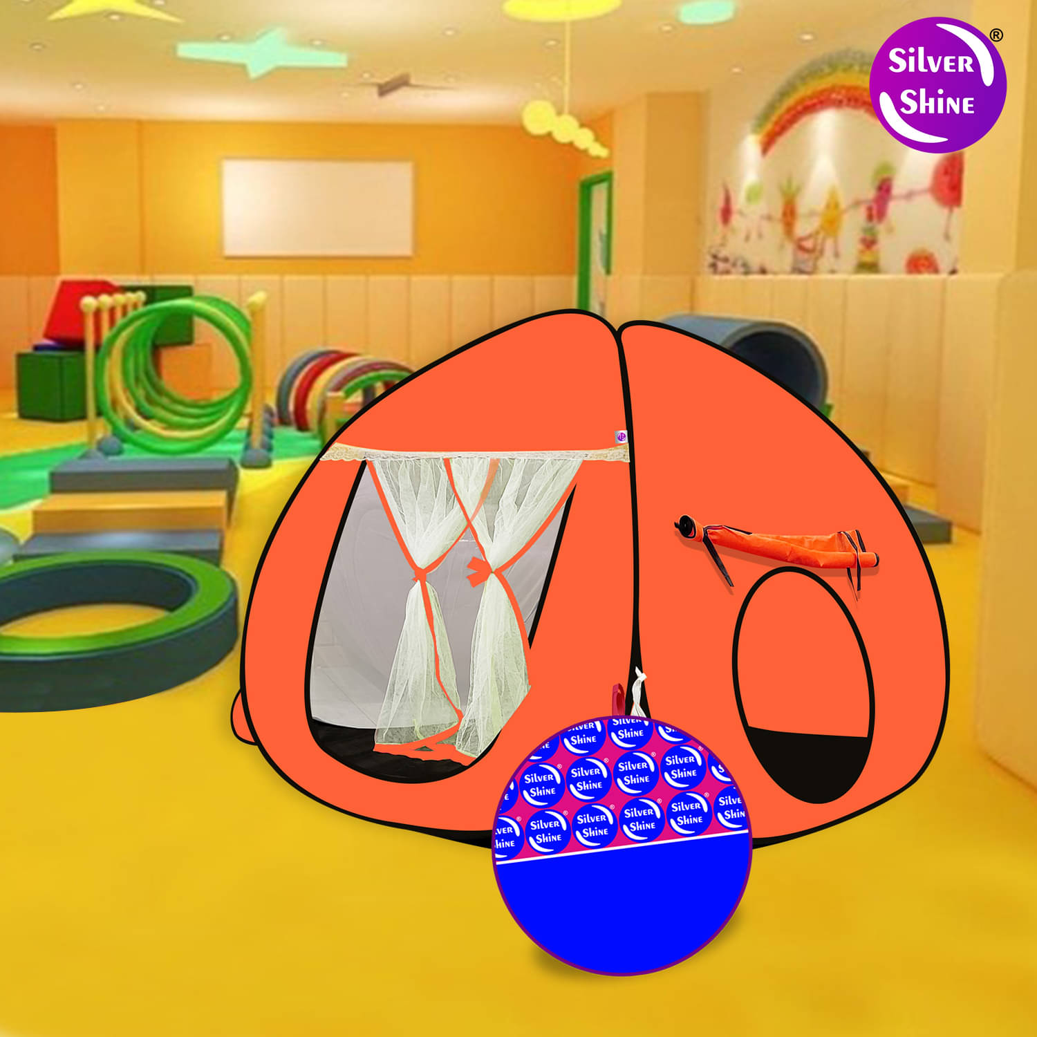 Foldable delightful patterns Popup Kids Play Tent House for Multi Purpose Foldable delightful patterns Popup Kids Play Tent House for Multi Purpose