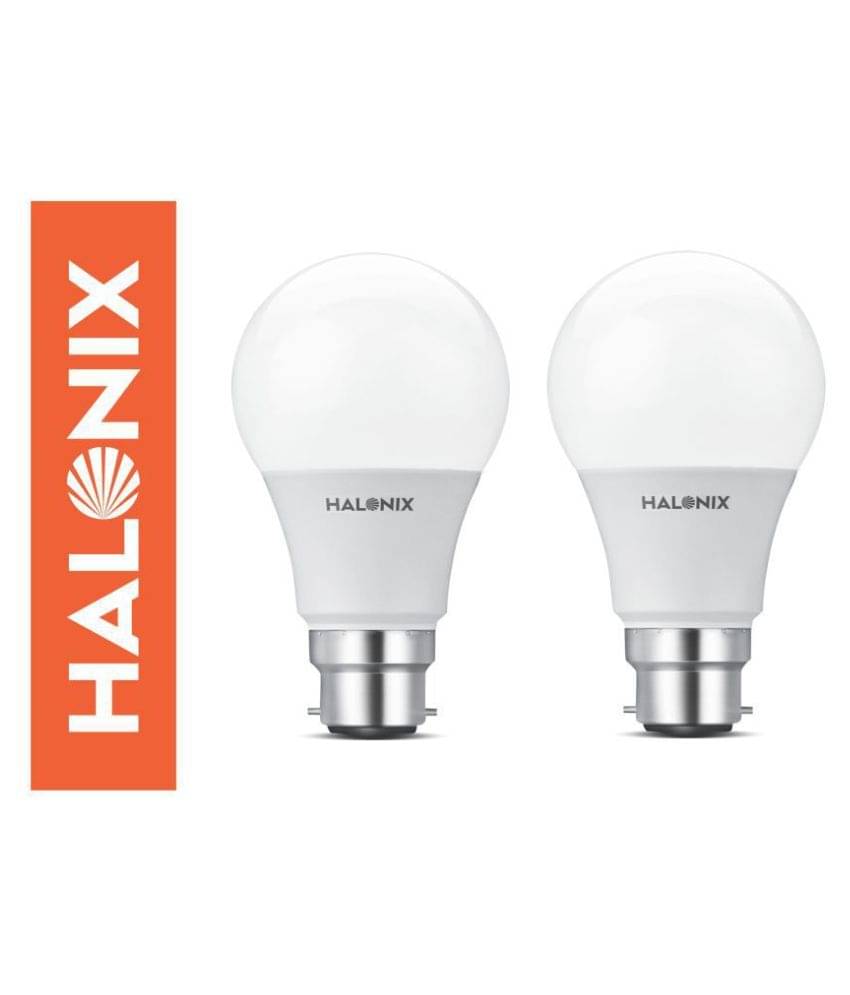     			Halonix 9W Cool Day Light LED Bulb ( Pack of 2 )