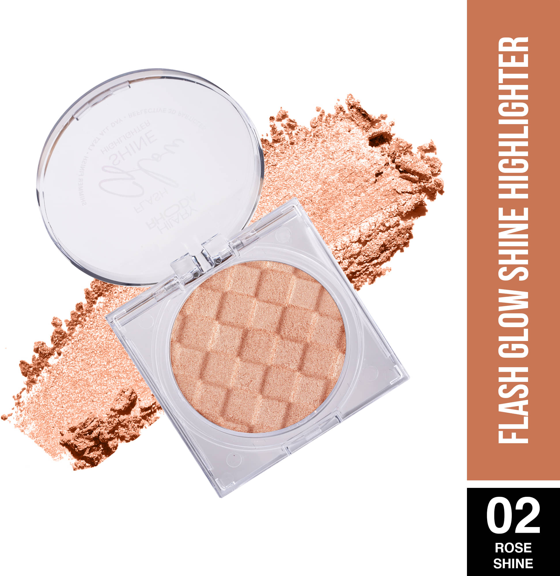     			Hilary Rhoda Highlighter Rose Shine - 02 Peach 53 g