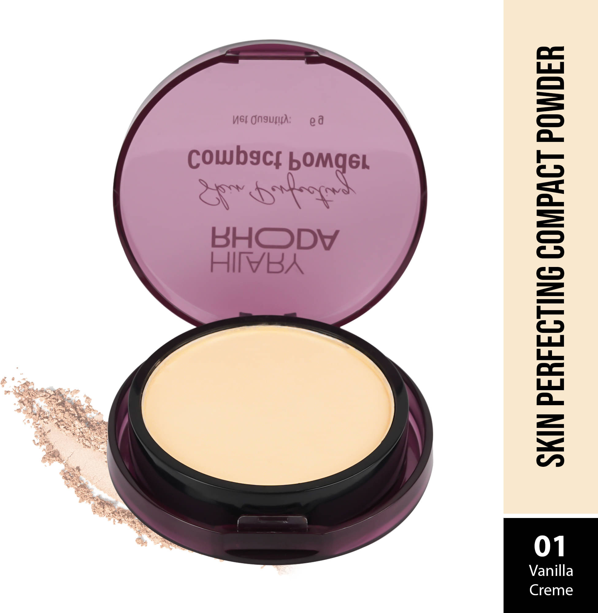     			Hilary Rhoda Pressed Powder Vanilla Creme-Shade1 Medium 50 g