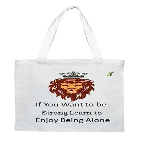     			Jellify Tote Bag Canvas Set of 1 ( Yellow )