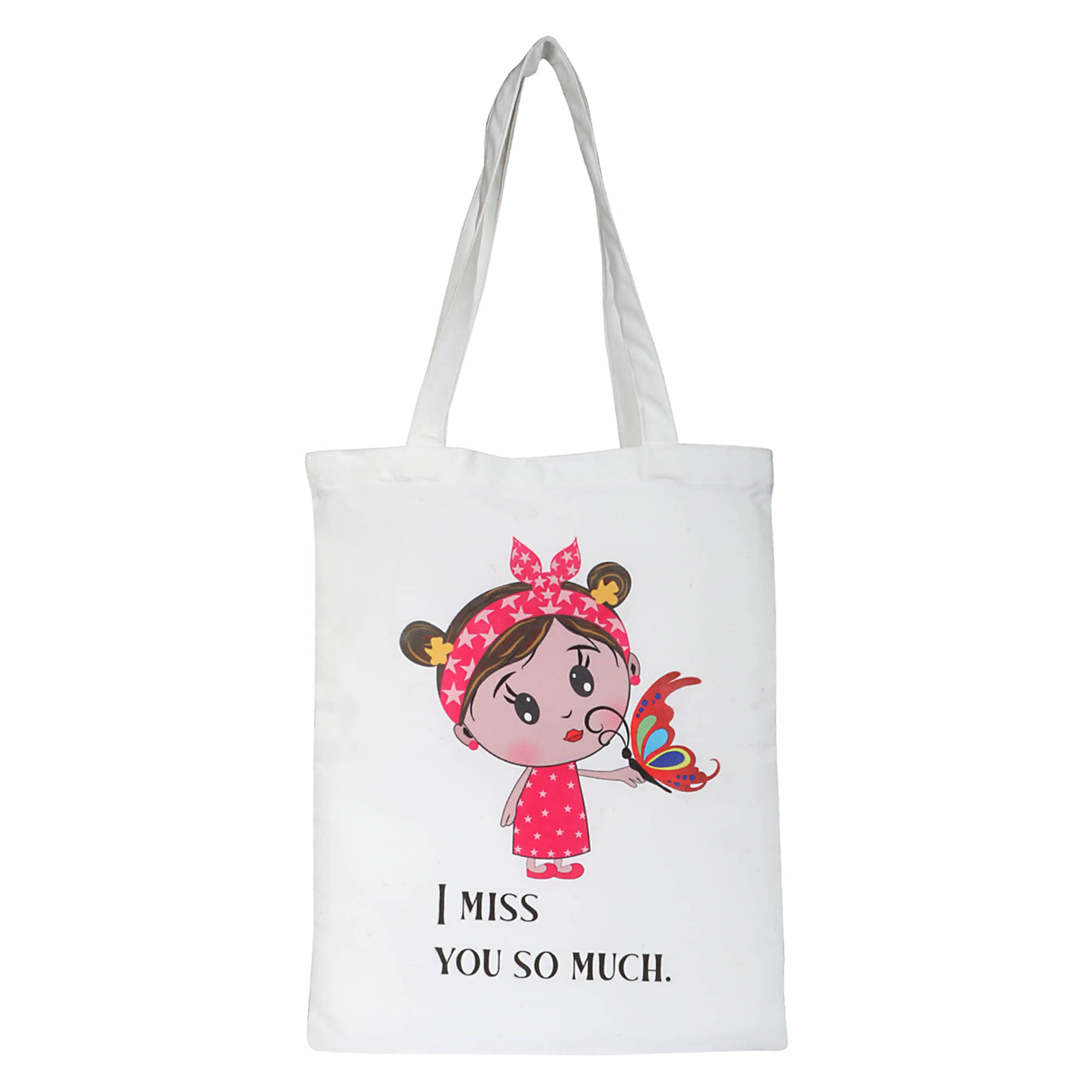     			Jellify Tote Bag Canvas Set of 1 ( Red )