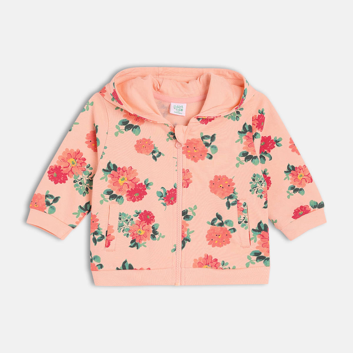MINI KLUB Pack of 1 Baby Girls 100% Cotton Light Weight Jacket ( Pink ) MINI KLUB Pack of 1 Baby Girls 100% Cotton Light Weight Jacket ( Pink )