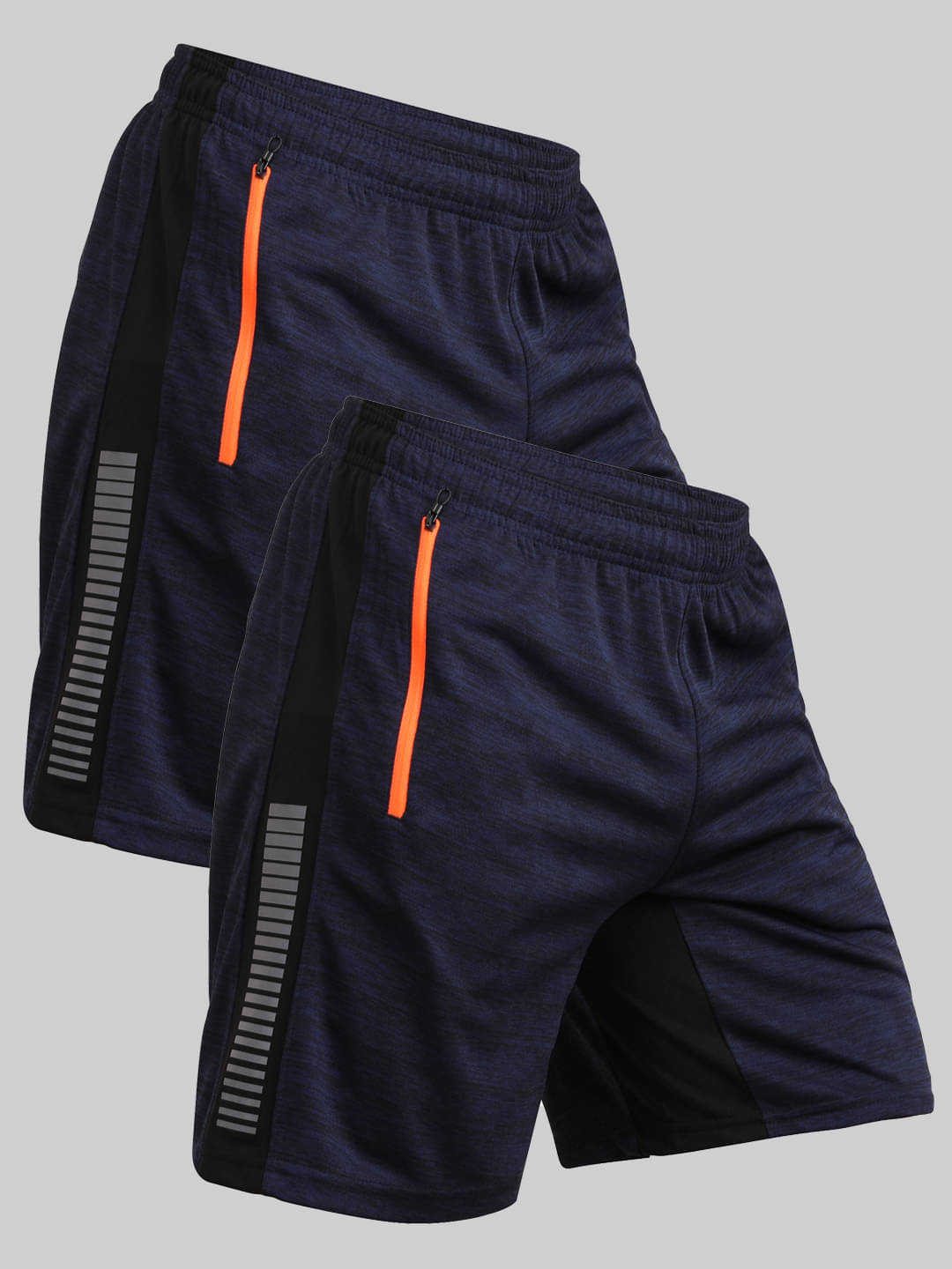 NEVER LOSE Navy Polyester Men's Cycling Shorts ( Pack of 2 ) NEVER LOSE Navy Polyester Men's Cycling Shorts ( Pack of 2 )