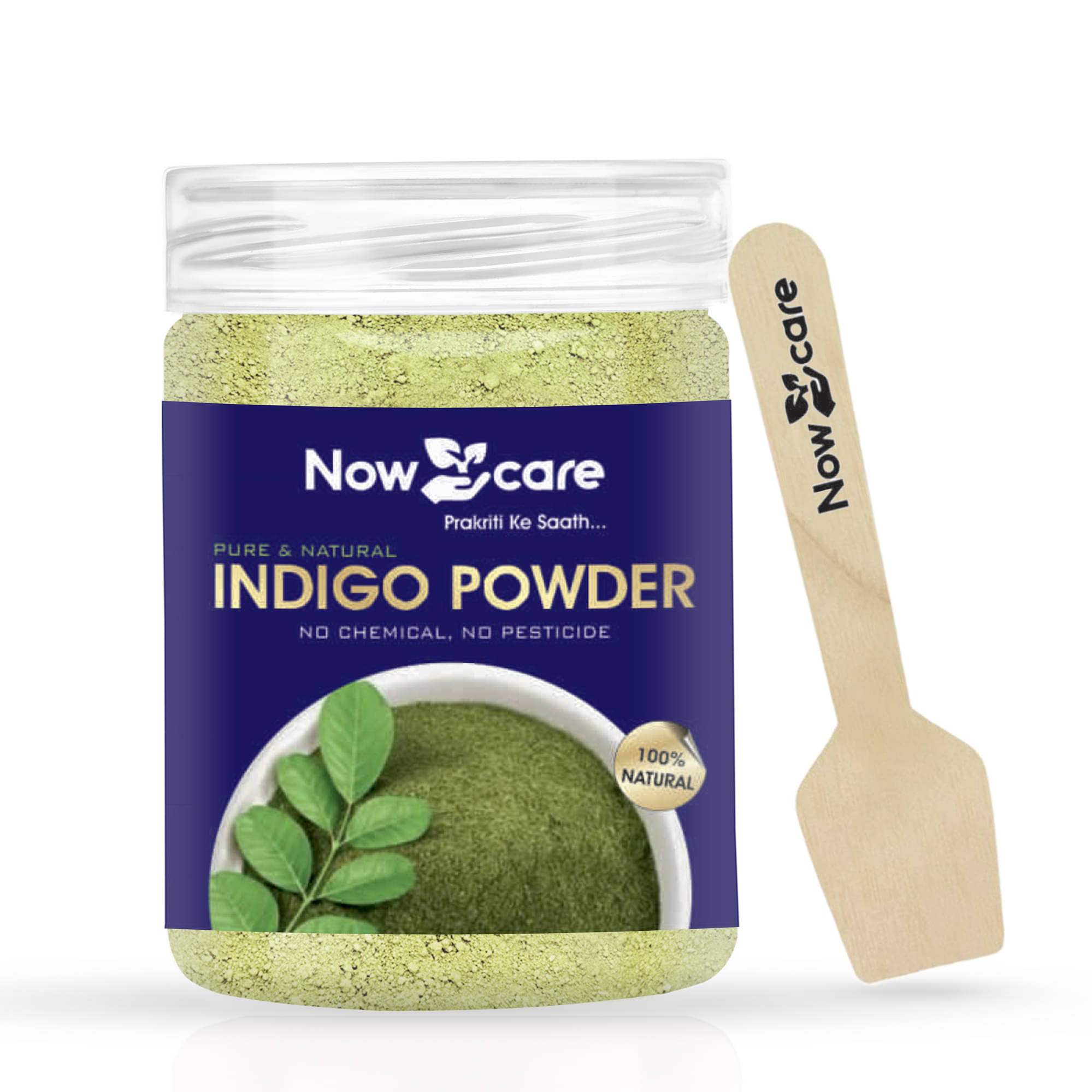 NOW CARE;PRAKRITI KE SAATH Indigo Powder Natural Temporary Hair Color 100 g Indigo     			NOW CARE;PRAKRITI KE SAATH Indigo Powder Natural Temporary Hair Color 100 g Indigo