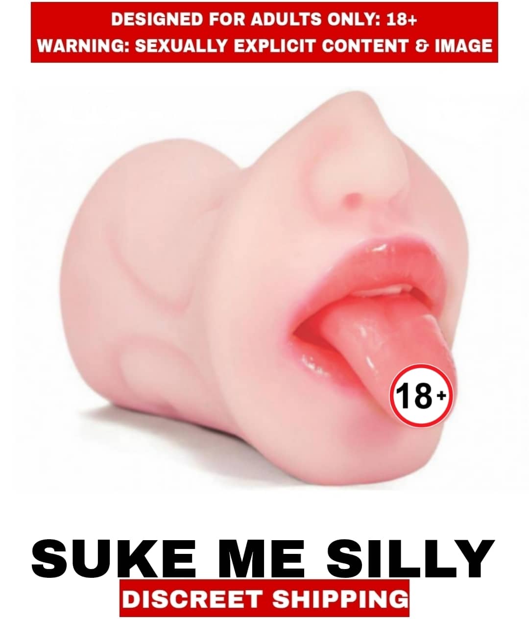 New Adult Concept Perfect Orgasm Experience Real Fell Mouth Suck Me Silly Silicon Masturbator Mini Doll Men's Favorites For Men