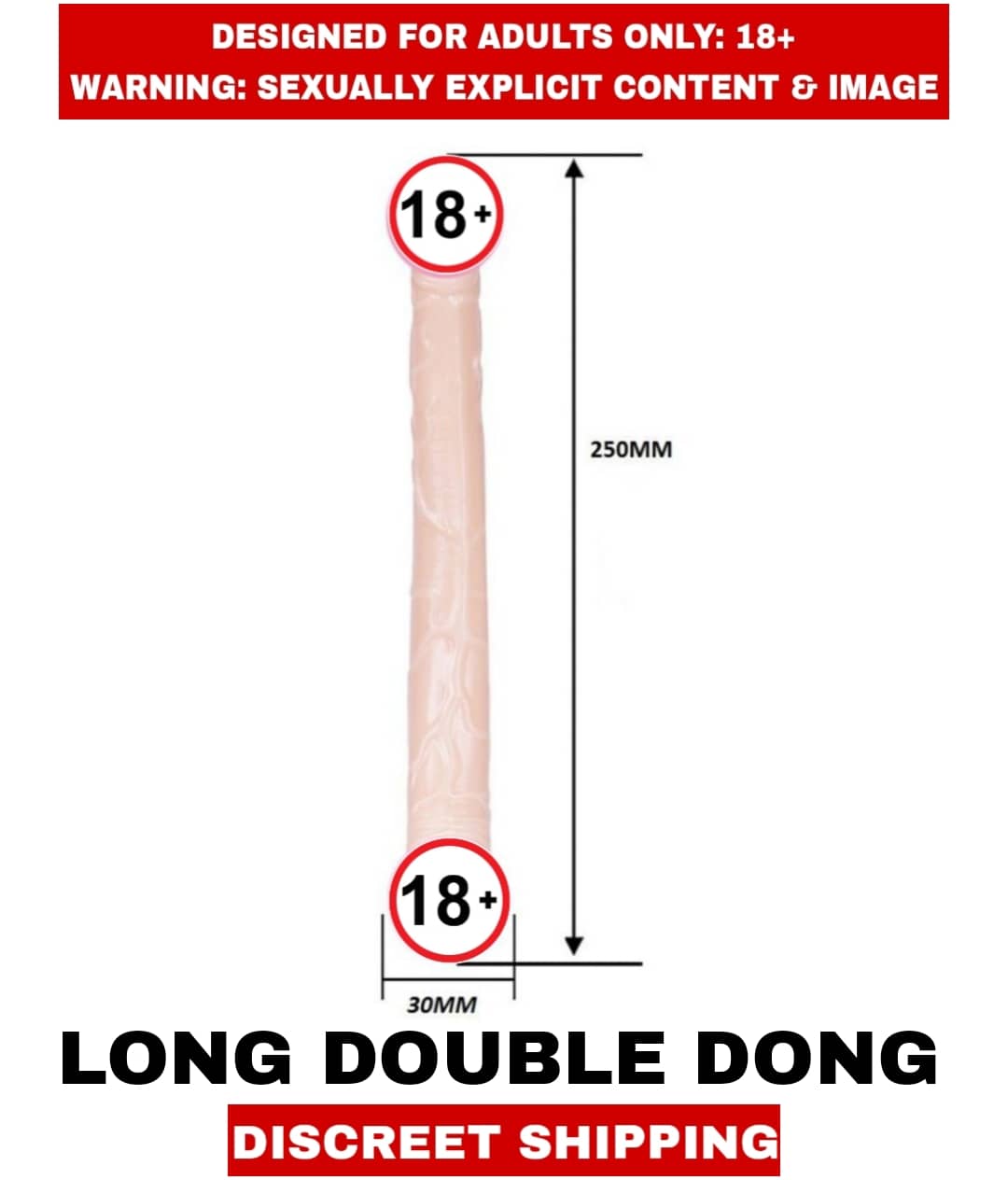 New Real Orgasm Double Dong Long Silicon Dildo Female Sexy Toy For Women
