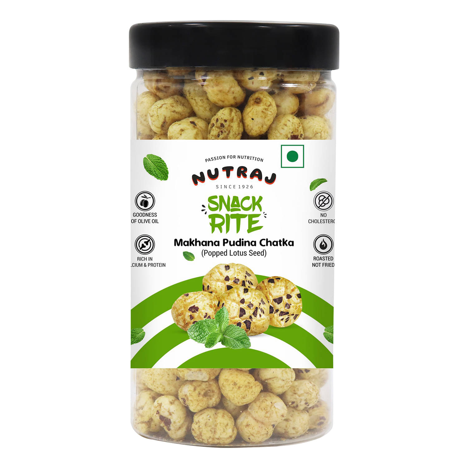 Nutraj Snackrite Roasted Makhana Pudina Chatka 70 g, Roasted Foxnut) Nutraj Snackrite Roasted Makhana Pudina Chatka 70 g, Roasted Foxnut)