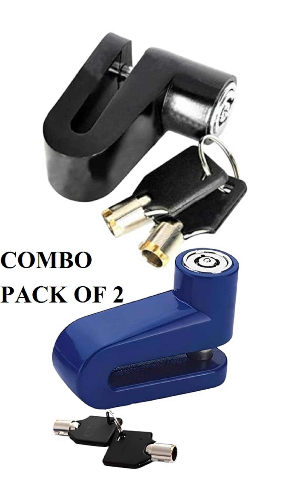     			Parcon Disc Brake Lock Combo Pack of 2 Multicolour