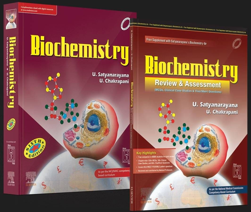     			SET of Biochemistry, 6th Edition + Biochemistry Review & Assessment Includes MCQs, Clinical Case Studies, Viva/Short Questions, 1st Edition Paperback