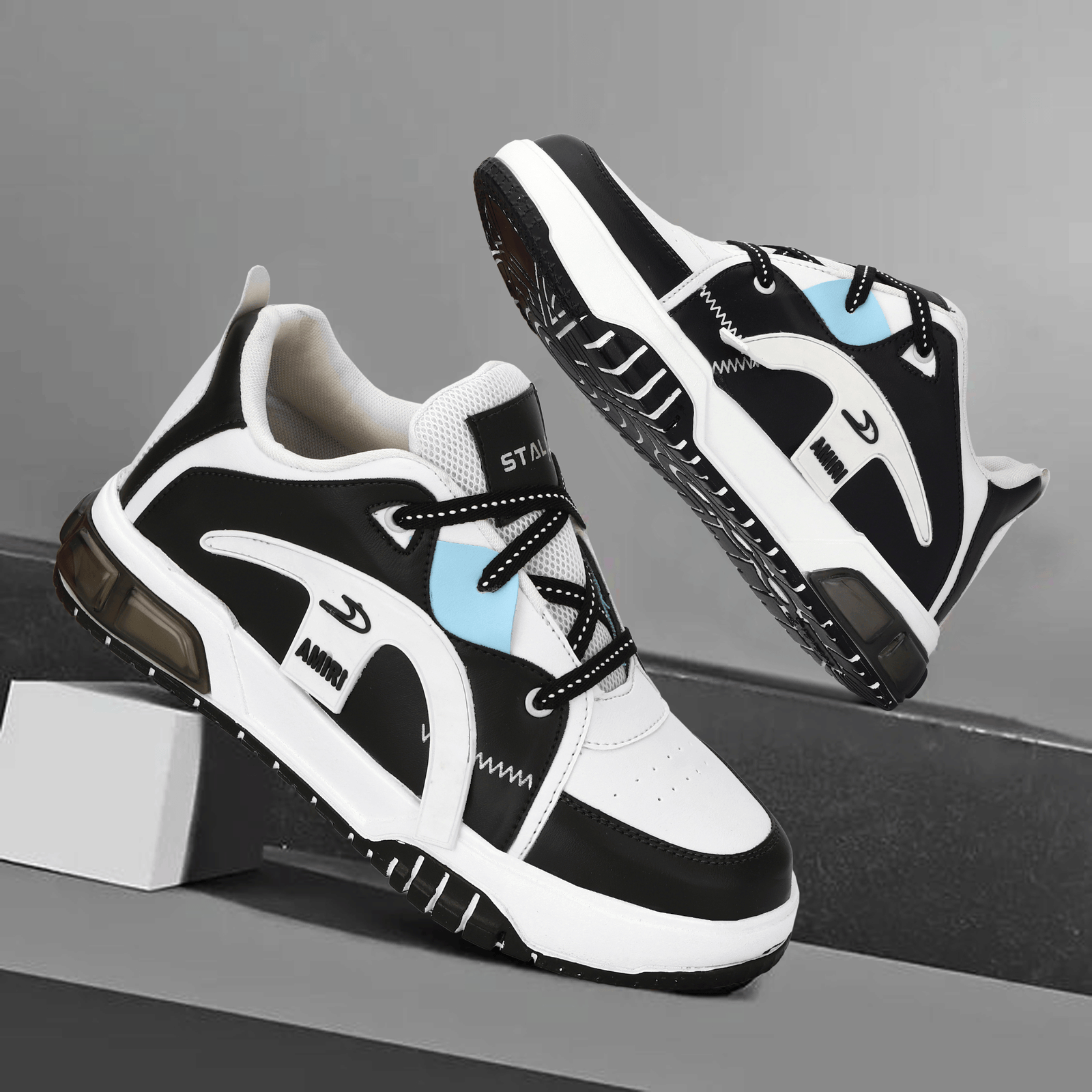 STALAG Sneakers For Men Black Men's Slip-on Shoes     			STALAG Sneakers For Men Black Men's Slip-on Shoes