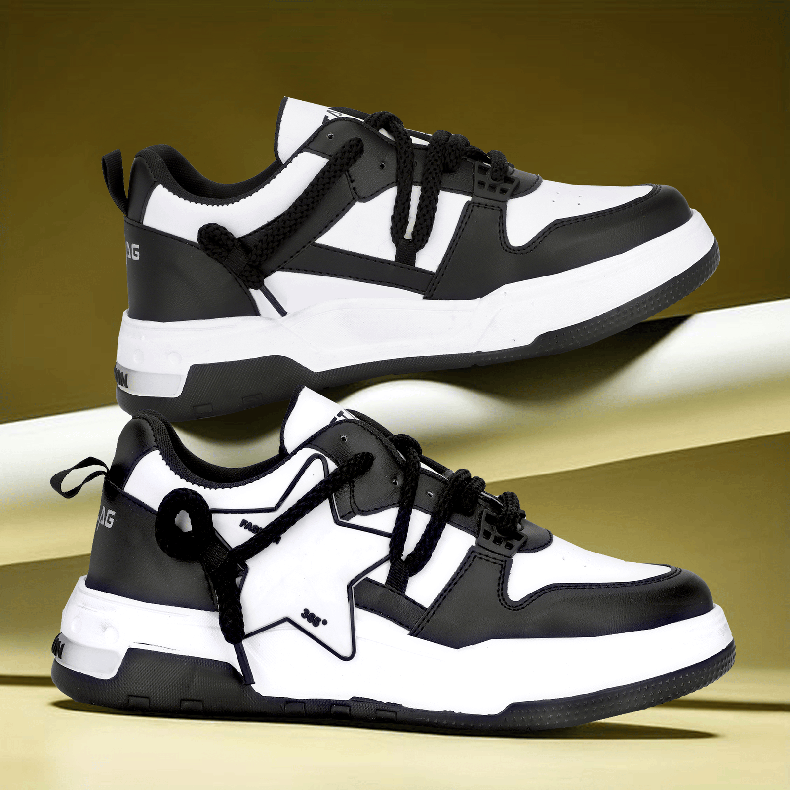 STALAG premium Sneakers For Men Black Men's Outdoor Shoes - Casual Shoes | Buy online on ZillyBuy