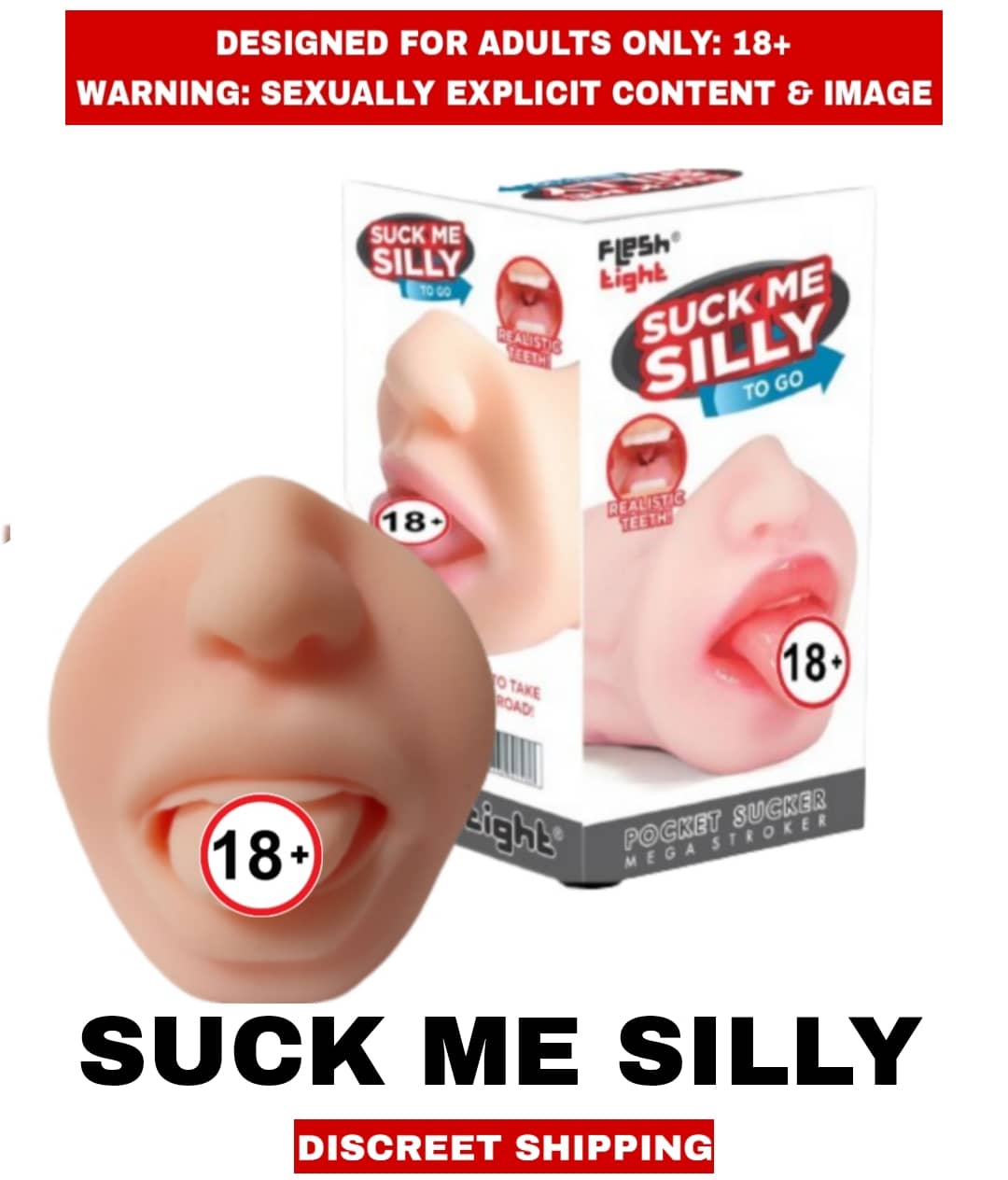 Sexual Wellness Men's Sex Toys Realistic Real Fell Mouth Suck Me Silly Silicon Masturbator Mini Doll Satisfier Masturbator For Men
