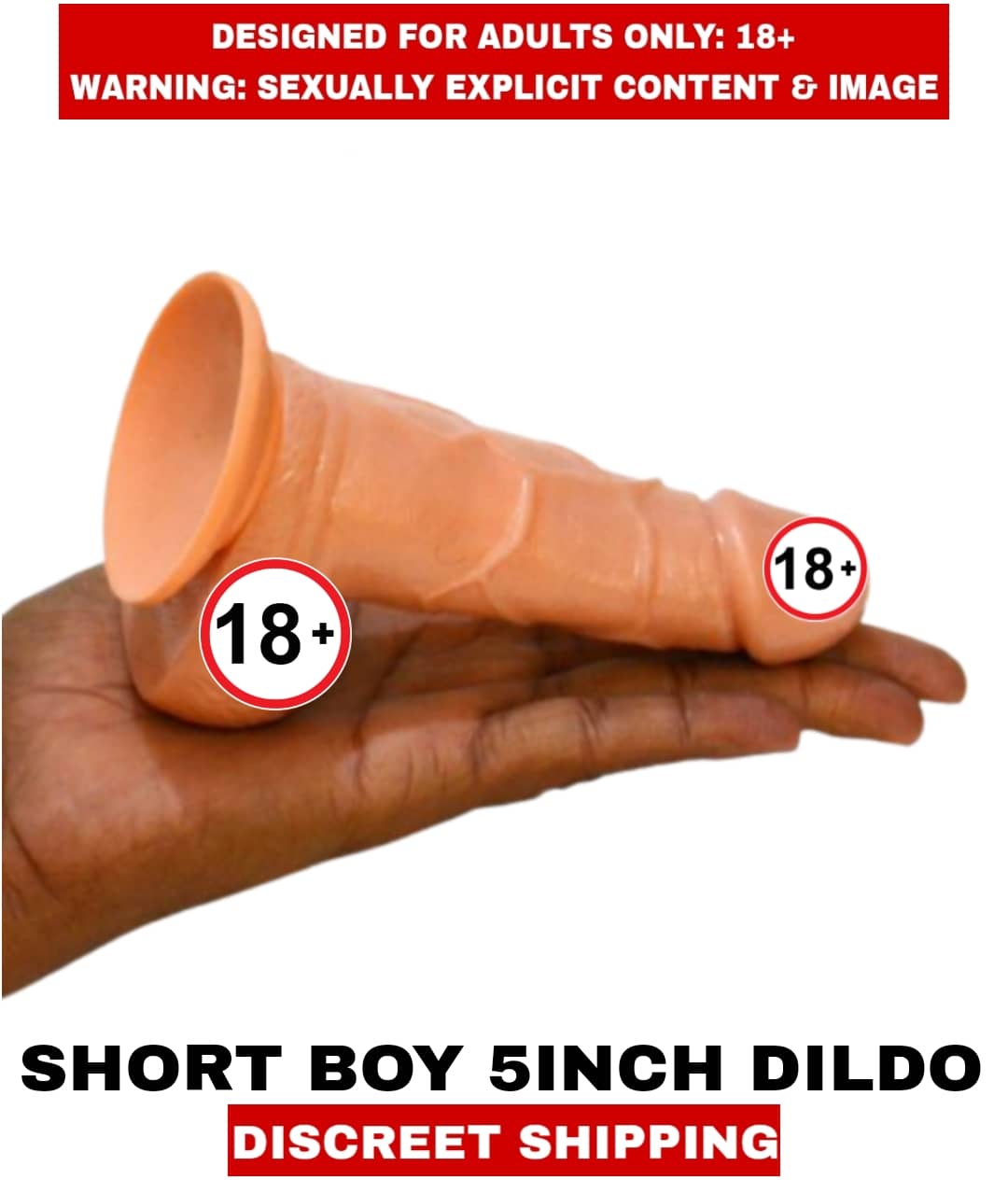 Sexual Wellness Women's Sex Toys Realistic Short Boy 5inch Silicon Dildo Satisfier For Women