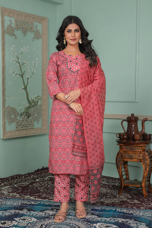 Sitanjali Rayon Printed Kurti With Pants Women's Stitched Salwar Suit - Peach ( Pack of 1 ) Sitanjali Rayon Printed Kurti With Pants Women's Stitched Salwar Suit - Peach ( Pack of 1 )
