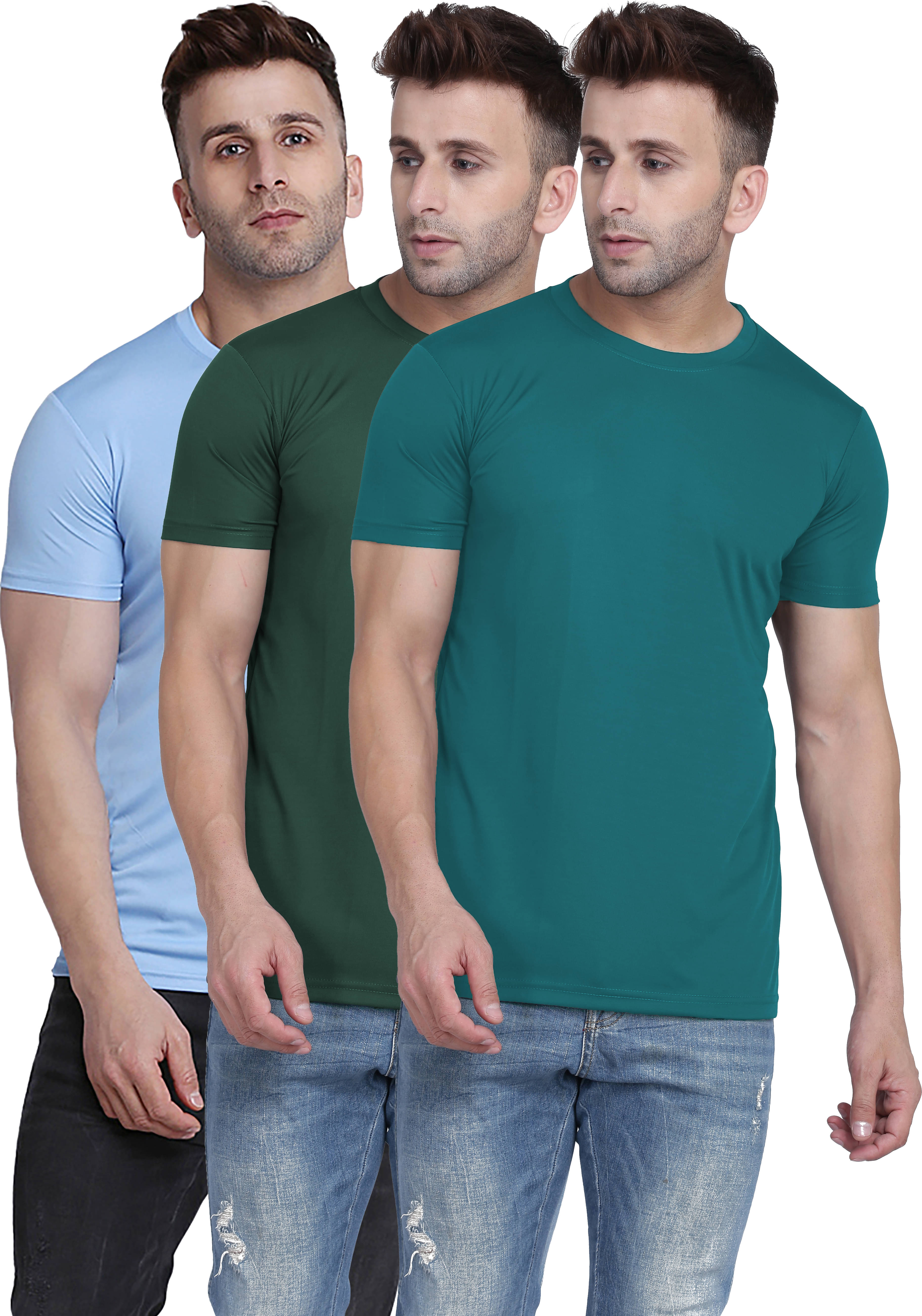 TQH Polyester Slim Fit Solid Half Sleeves Men's Round T-Shirt - Multicolor5 ( Pack of 1 ) TQH Polyester Slim Fit Solid Half Sleeves Men's Round T-Shirt - Multicolor5 ( Pack of 1 )