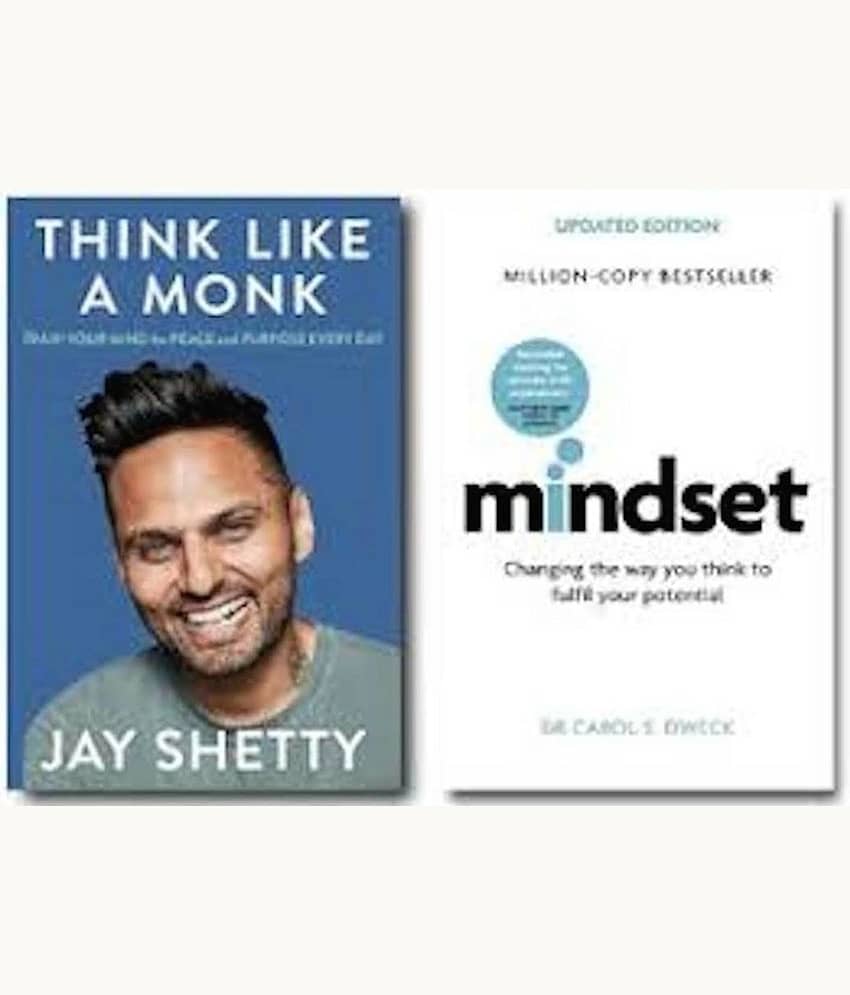 Think Like a Monk + Mindset 2 Books Combo - Stationery | Buy online on ZillyBuy
