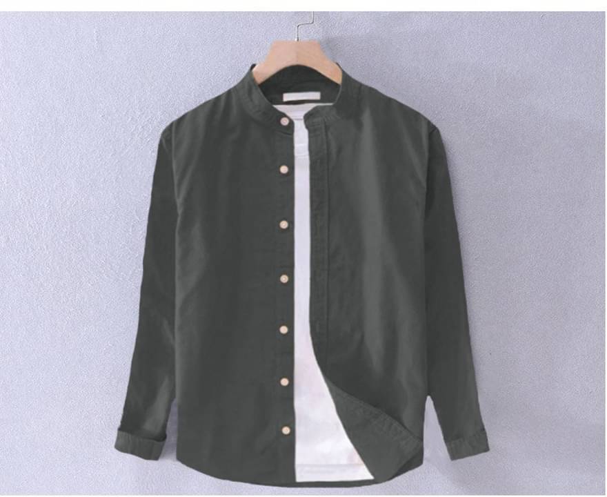     			Try This Cotton Blend Regular Fit Solids Full Sleeves Men's Casual Shirt - Grey ( Pack of 1 )