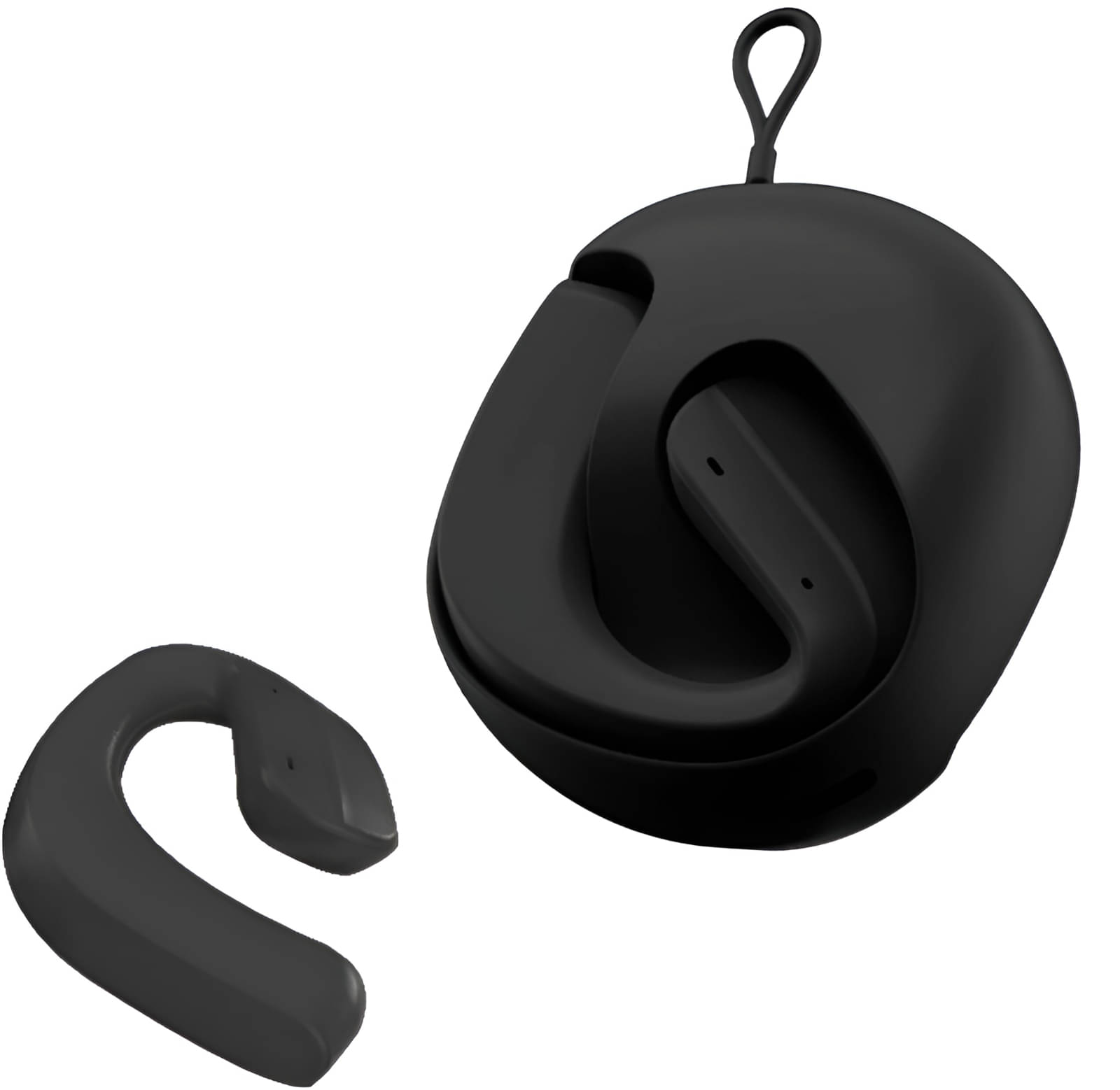     			VEhop H585 OWS OPEN EAR Bluetooth True Wireless (TWS) In Ear 30 Hours Playback Comfirtable in ear fit IPX4(Splash & Sweat Proof) Black