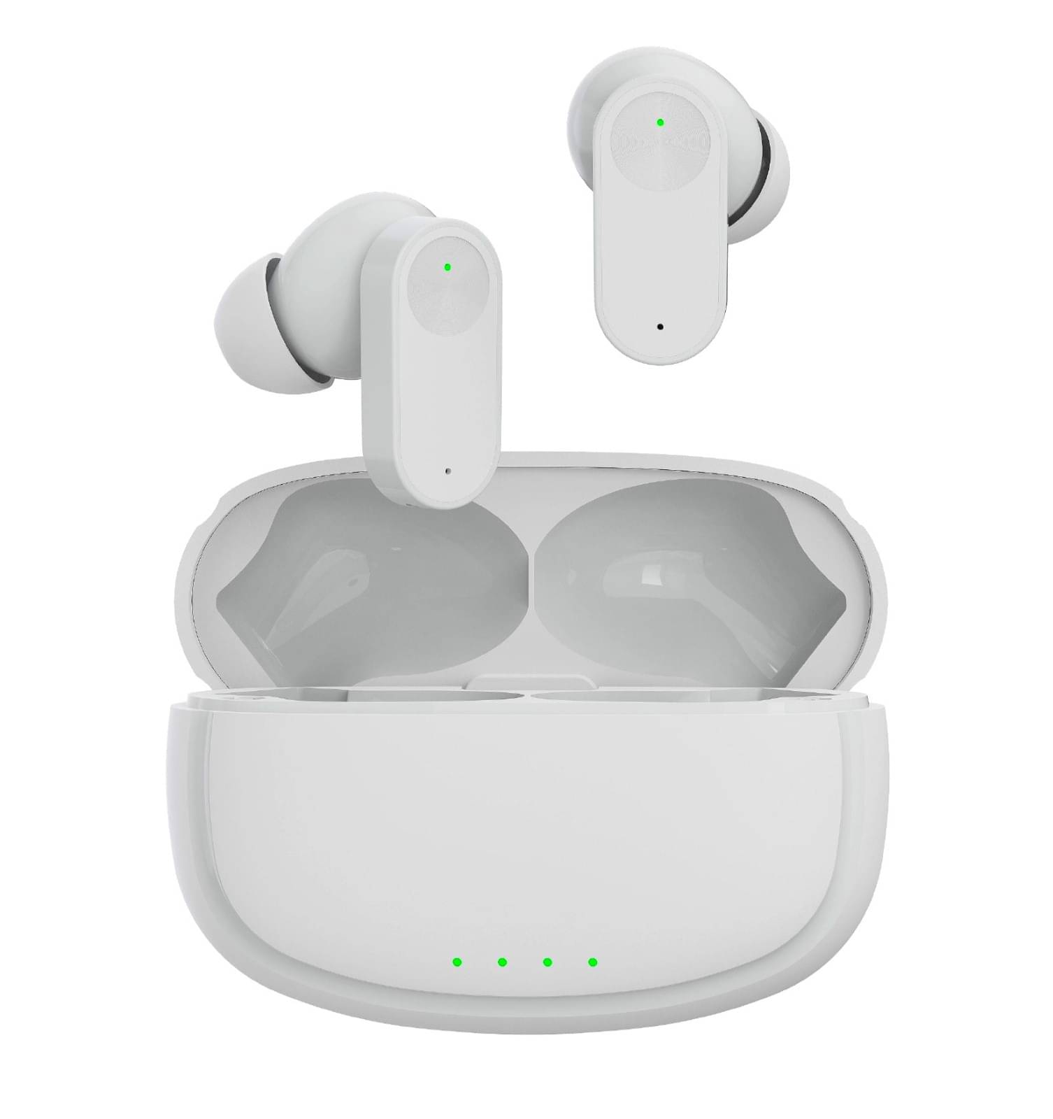     			VEhop NORD BUDS Gaming Bluetooth True Wireless (TWS) In Ear 35 Hours Playback Low Latency,Fast charging IPX4(Splash & Sweat Proof) White