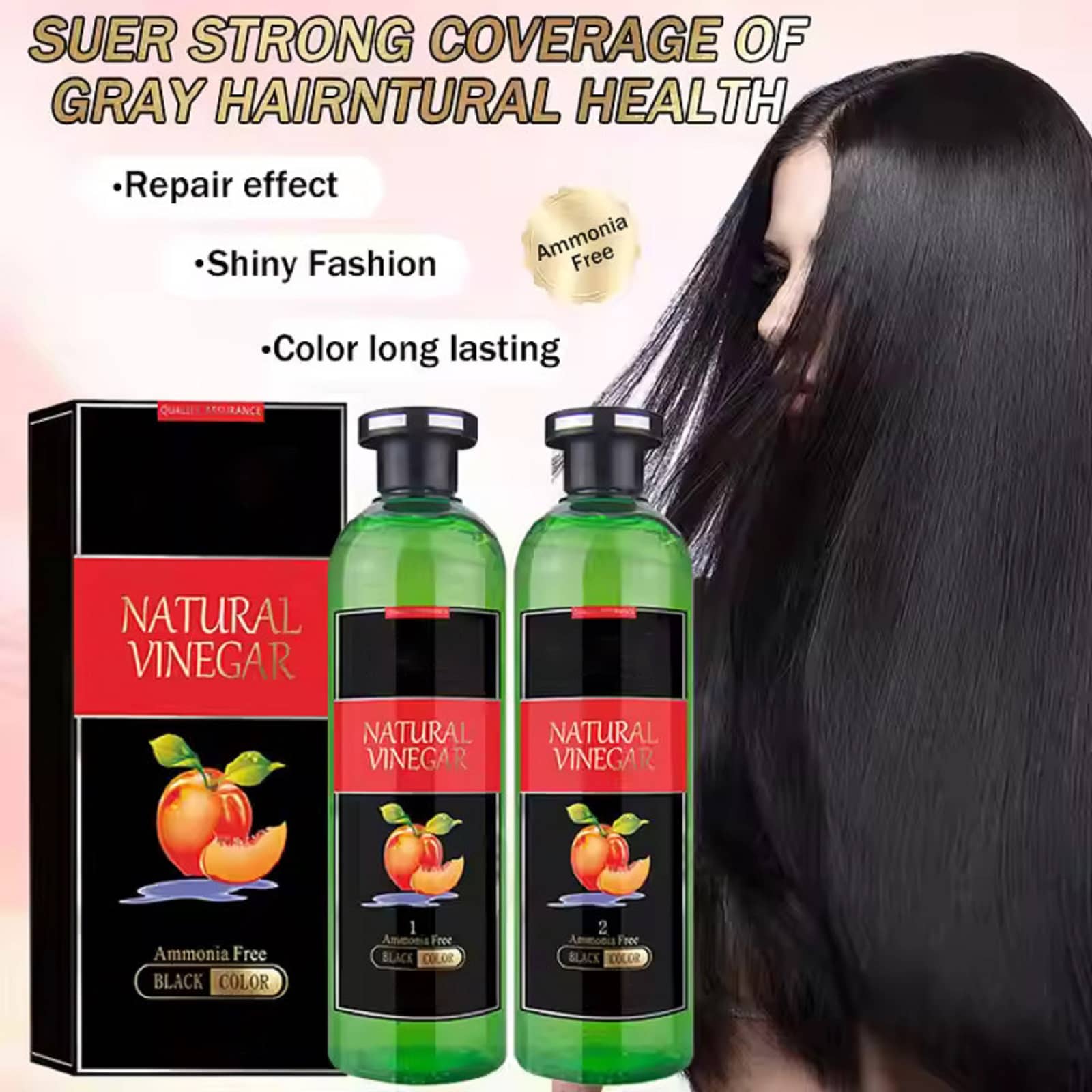 WRIXTY Ammonia Free Temporary Hair Color 200 mL Black