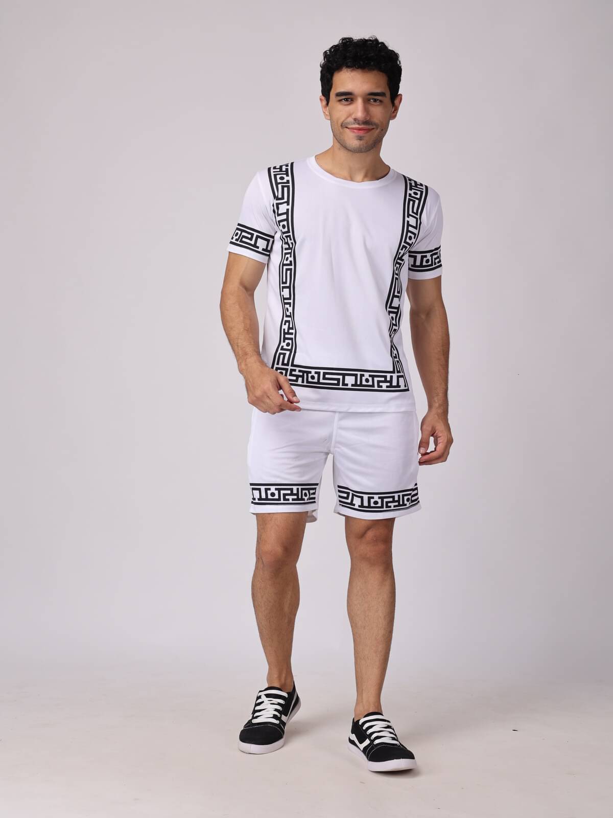 yellow tree Men's T-shirt With Shorts Co-Ords Set ( Pack of 1 , White ) yellow tree Men's T-shirt With Shorts Co-Ords Set ( Pack of 1 , White )