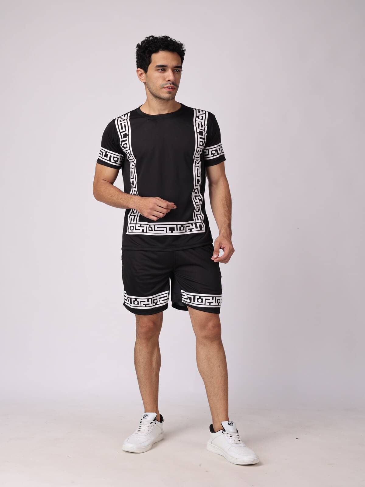 yellow tree Men's T-shirt With Shorts Co-Ords Set ( Pack of 1 , Black ) yellow tree Men's T-shirt With Shorts Co-Ords Set ( Pack of 1 , Black )