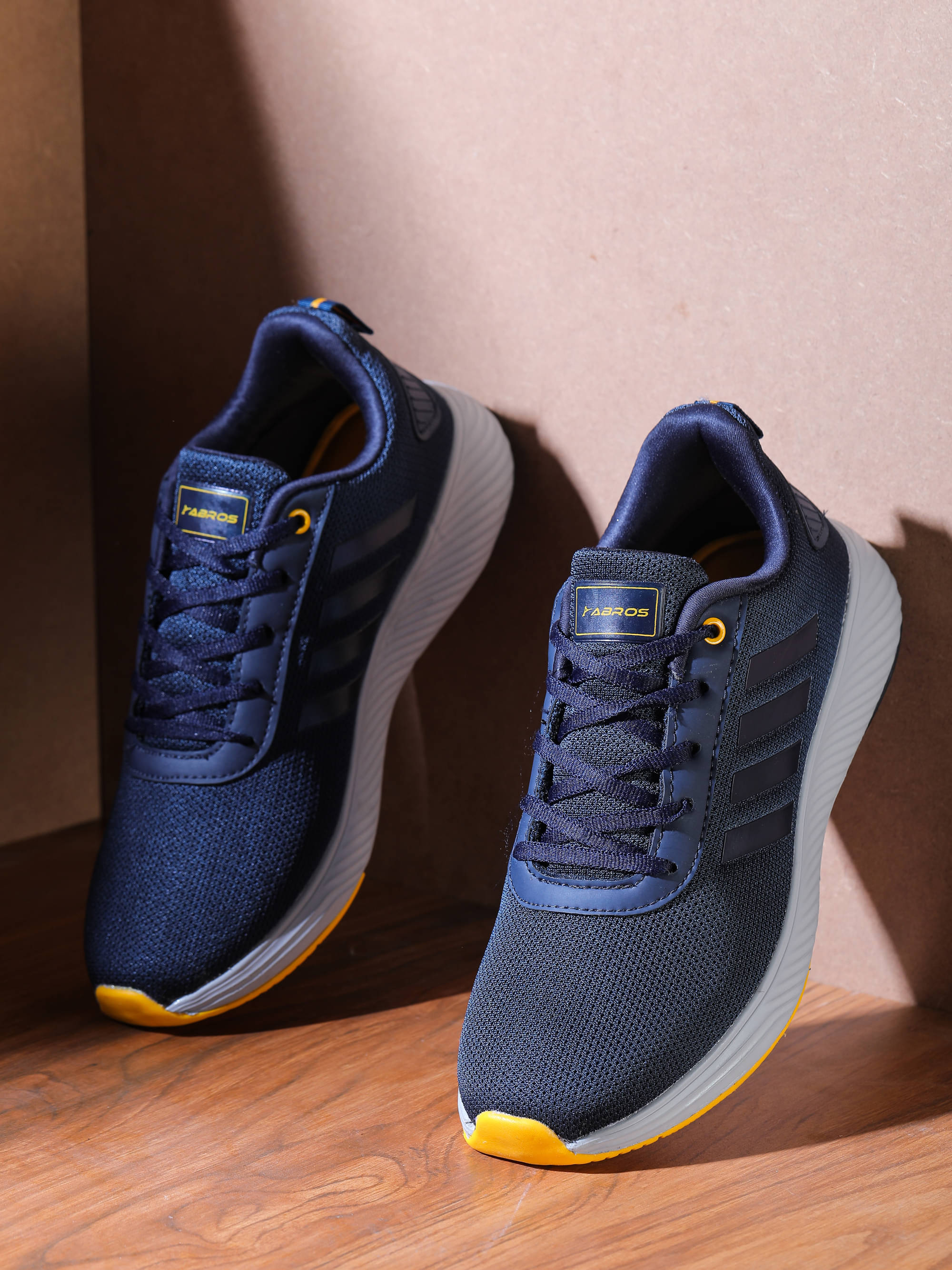 Abros PRIMEZ Navy Men's Sports Running Shoes     			Abros PRIMEZ Navy Men's Sports Running Shoes
