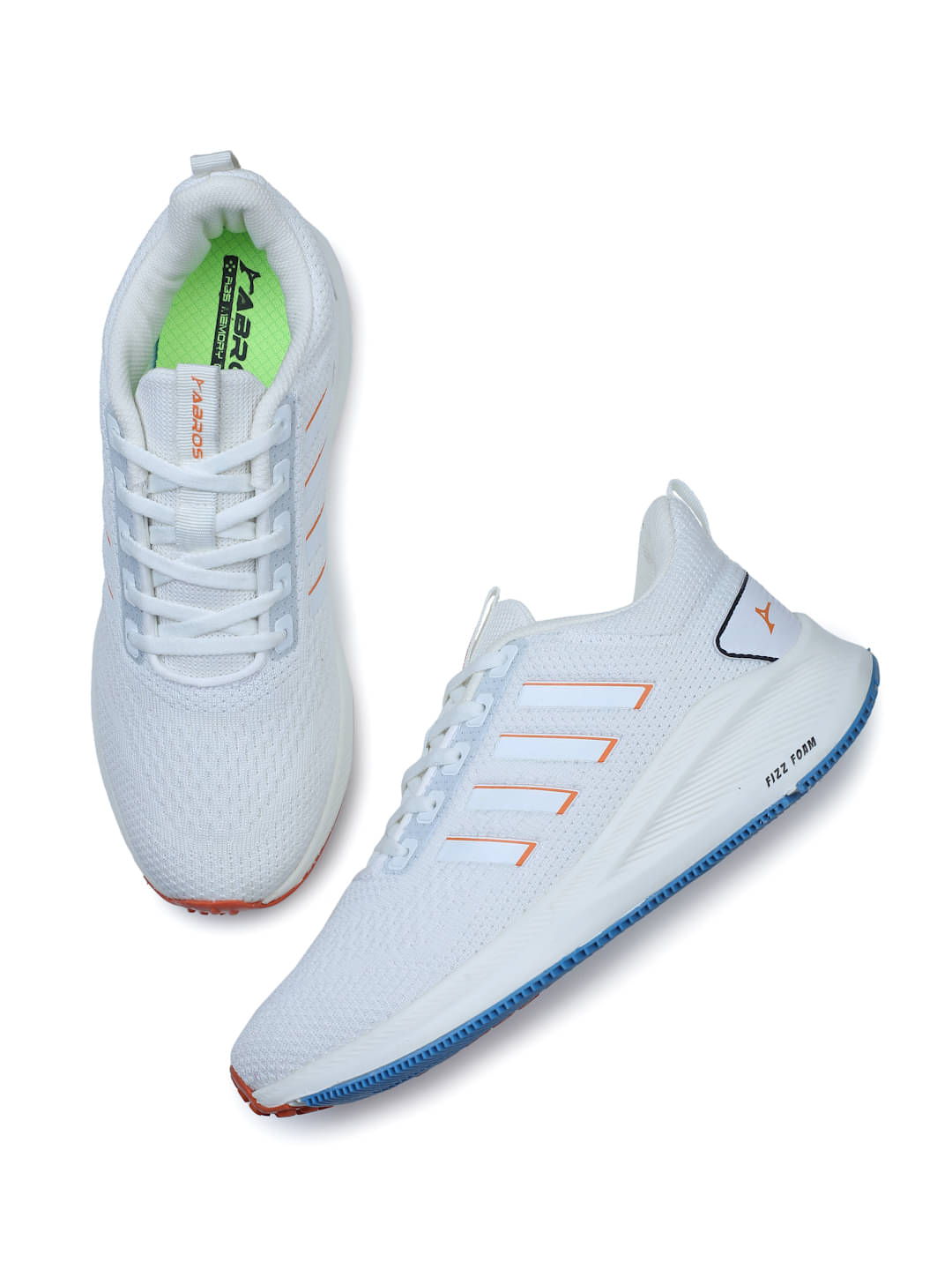 Abros SYLVAIN White Men's Sports Running Shoes Abros SYLVAIN White Men's Sports Running Shoes