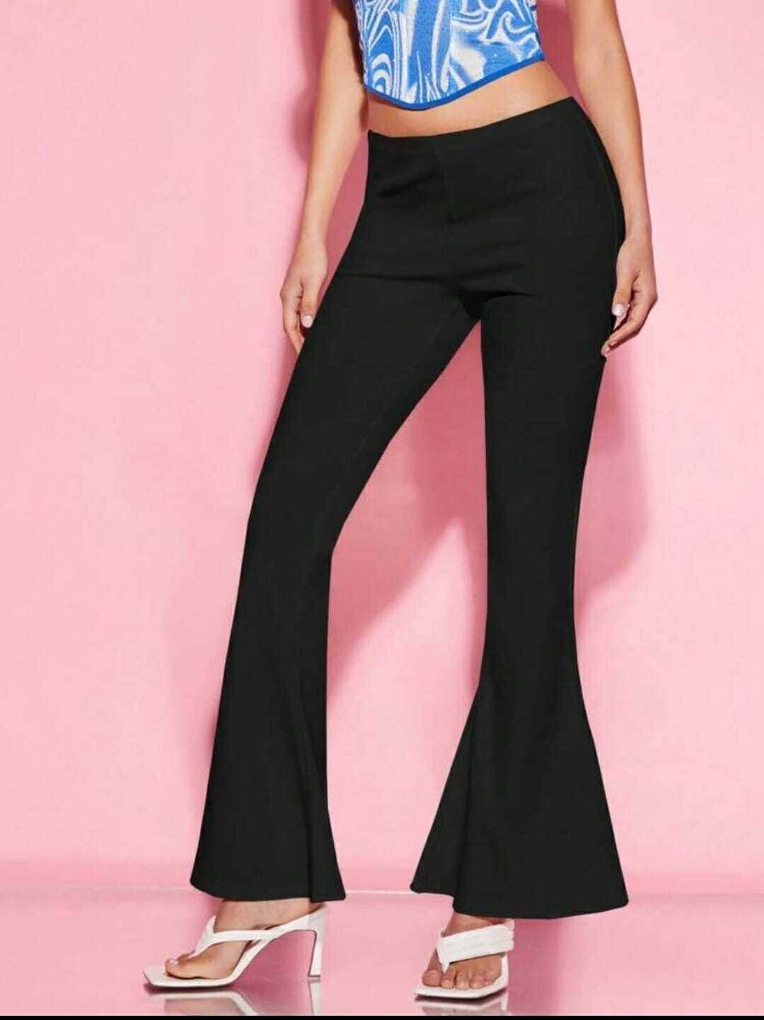     			Broadstar Pack of 1 Polyester Bootcut Women's Bootcut Pants ( Black )